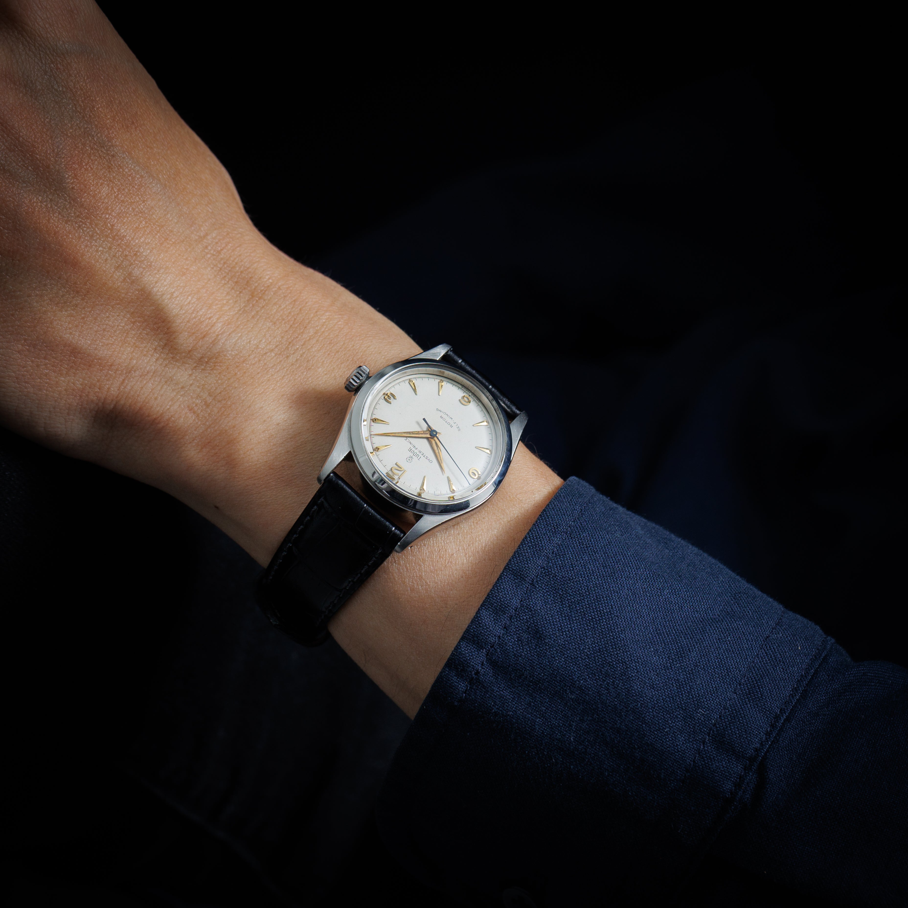 チューダー 小バラ オイスタープリンス ノンデイト自動巻 Cal.390 王冠リューズ バタフライローター