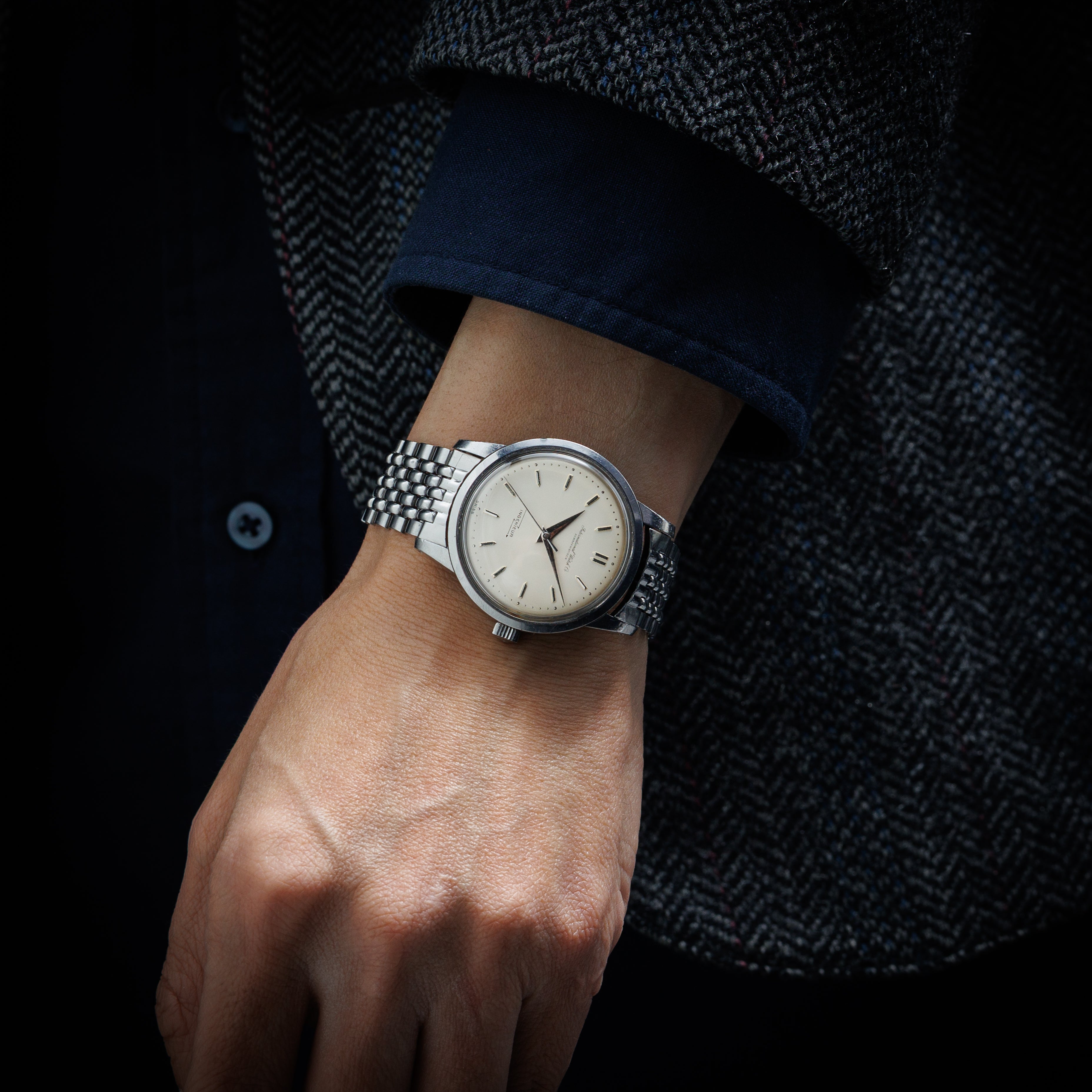 IWC インヂュニア ノンデイト 1960年製(昭和35年製) 純正ゲイフレアーブレス付き