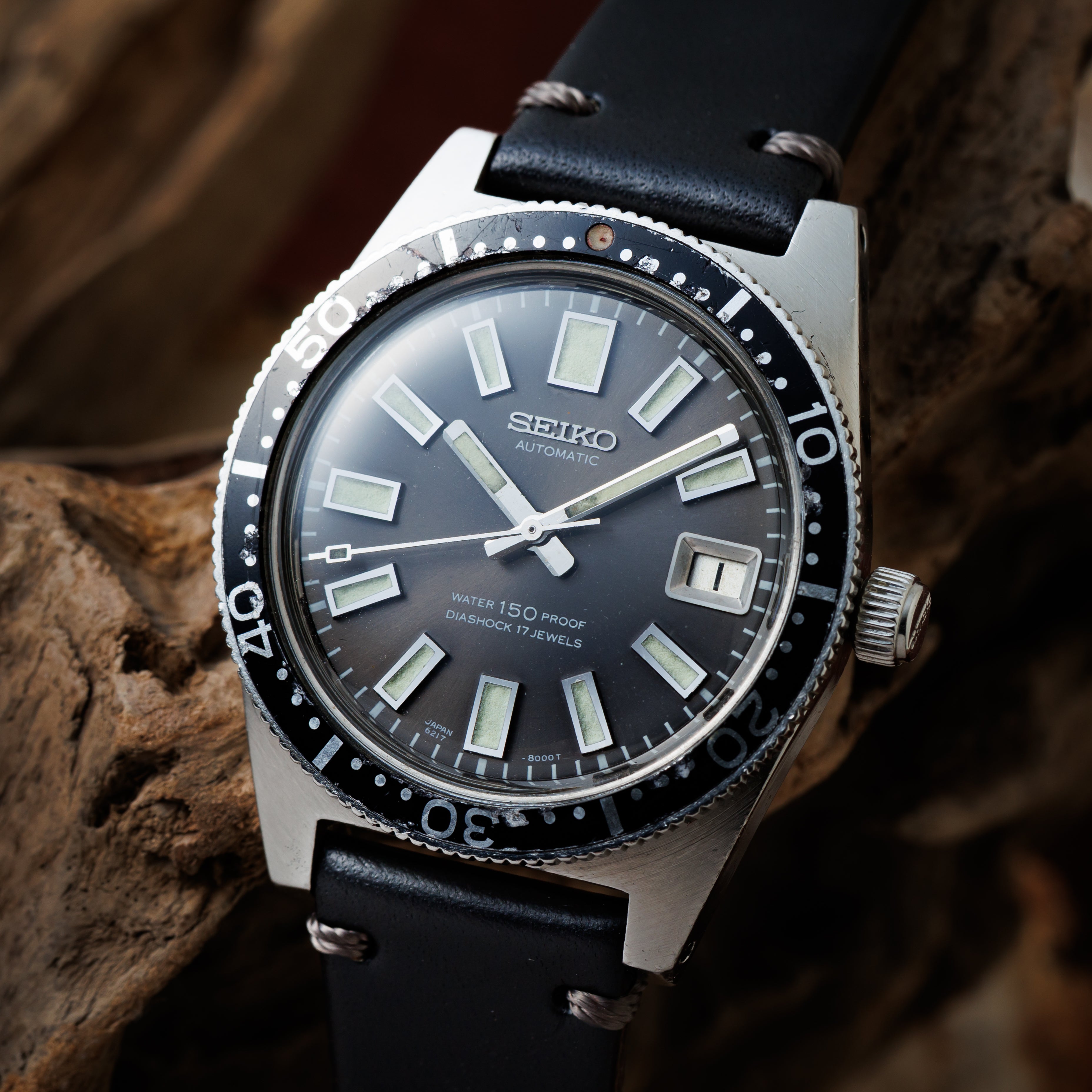 セイコー 150mダイバー ファーストモデル 自動巻き 初期型 1965年製 Ref.6217-8000