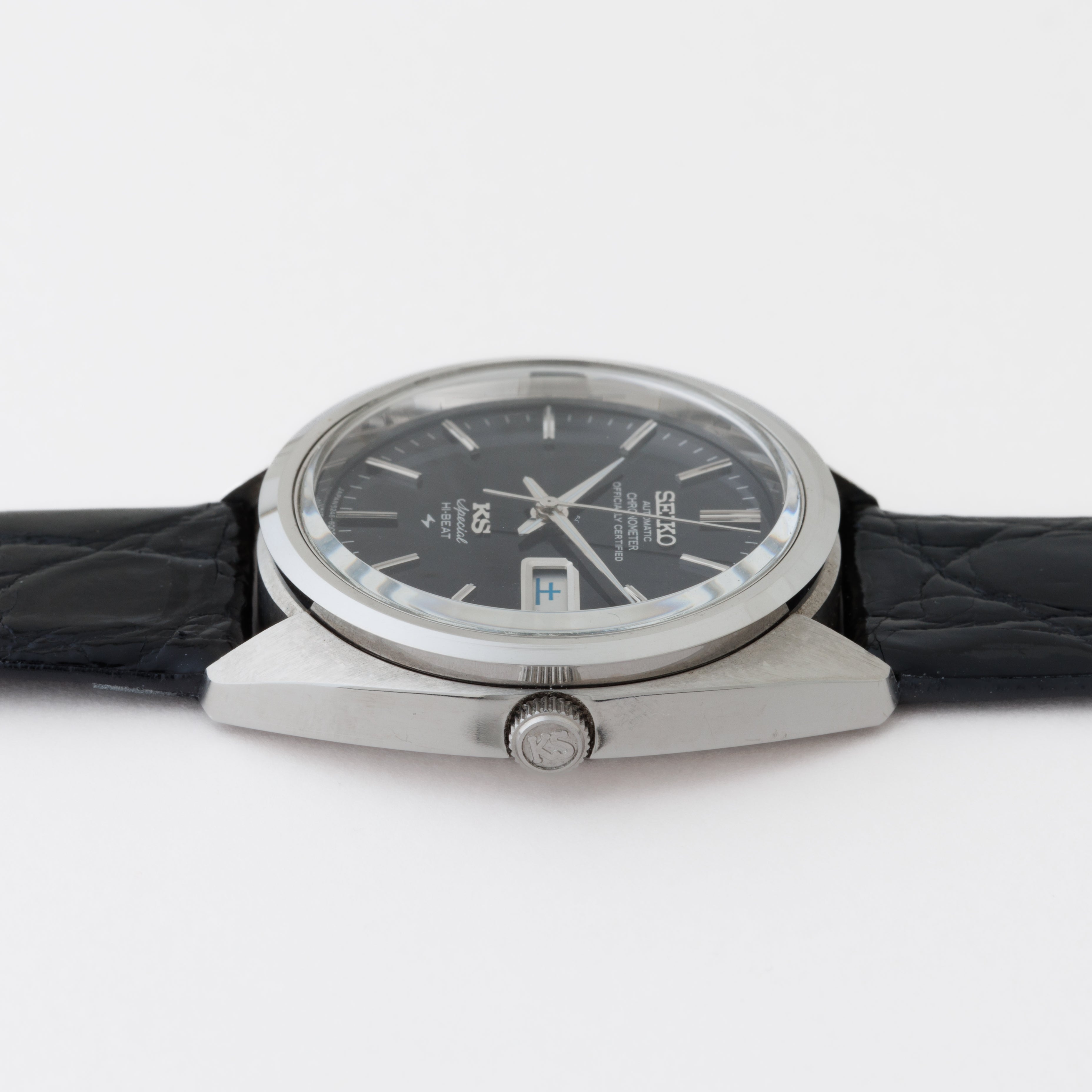 キングセイコー クロノメーター スペシャル 1972年製 ブラックダイヤル Ref.5246-6000 52KS 純正尾錠付き