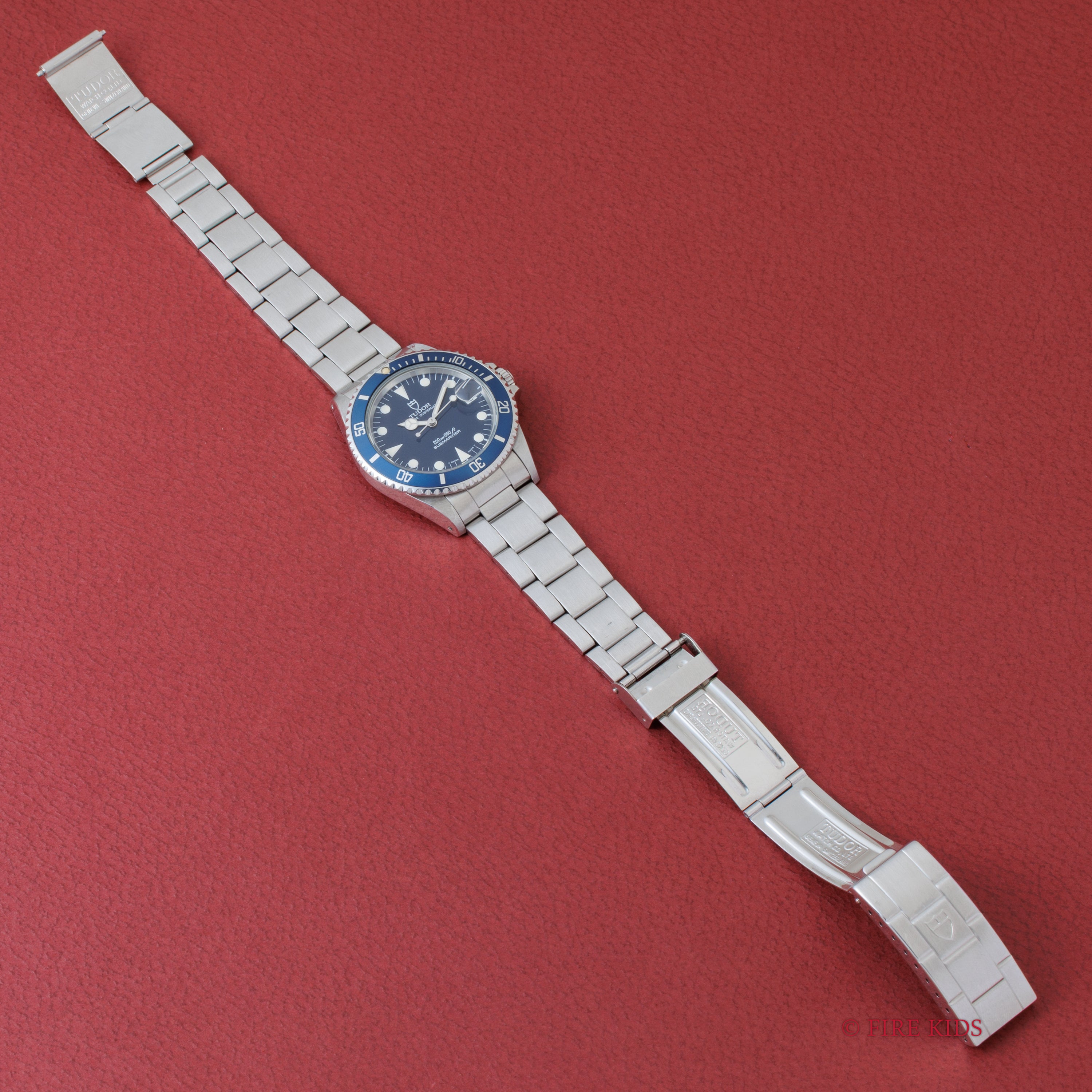 チューダー サブマリーナー 自動巻き Ref.75090 ブルー 1993年製 ミッドサイズダイバー ギャラ、箱付き