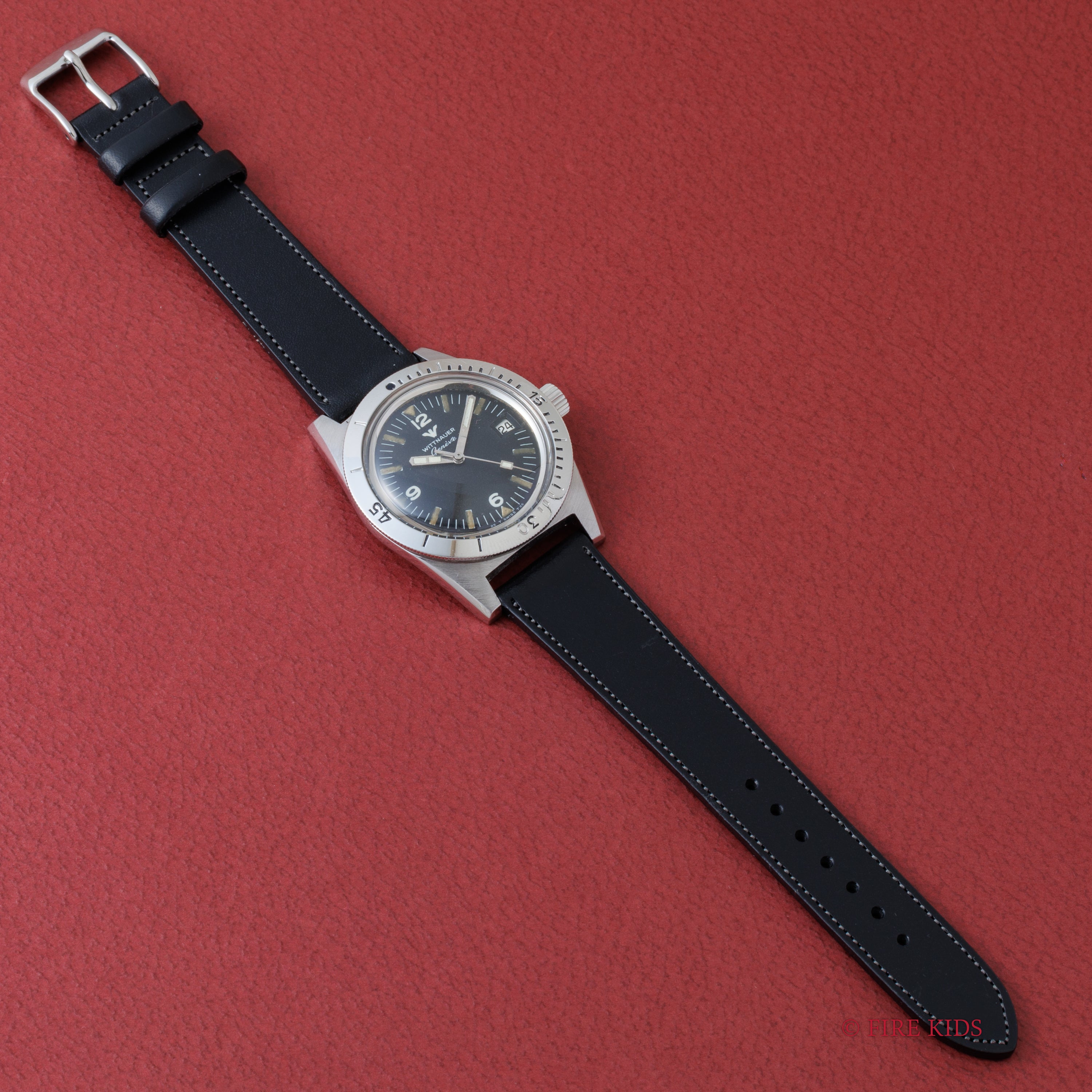 ウィットナー ダイバーズウオッチ 1960年代製 手巻き デイト