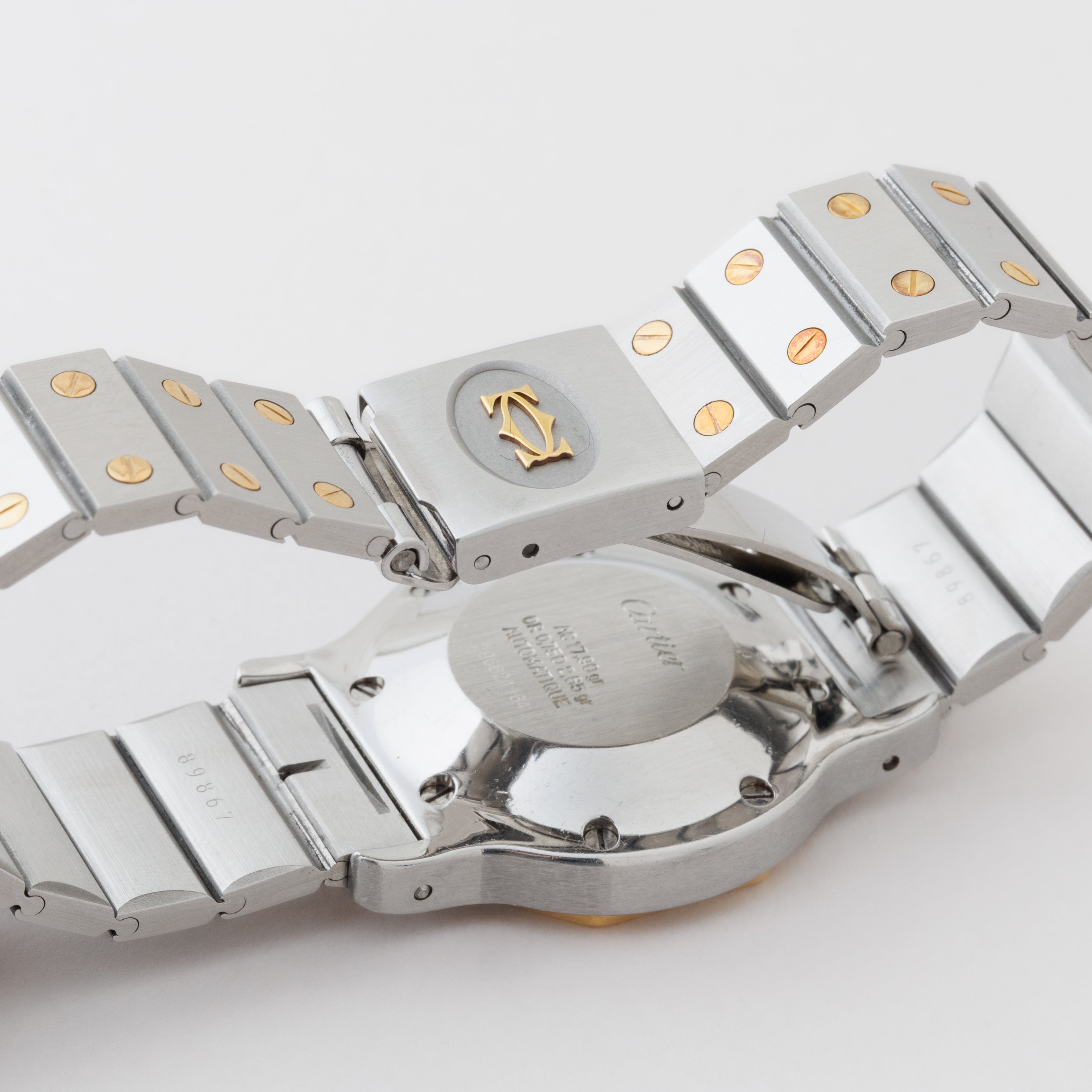 カルティエ サントス オクタゴン LMサイズ コンビ 自動巻