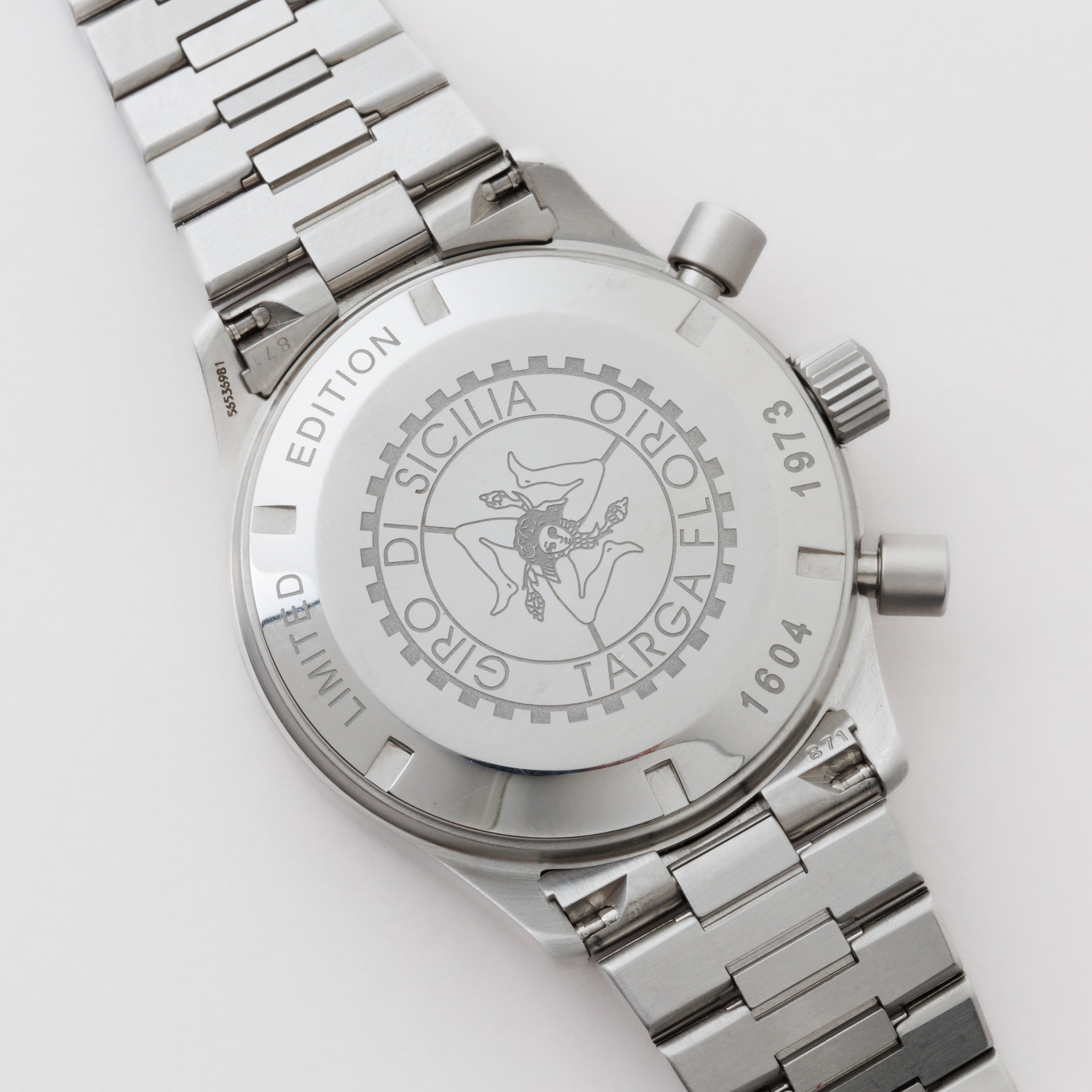 オメガ ダイナミッククロノ タルガフローリオ 1973本限定 自動巻き 1999年製 箱、ギャラ付き