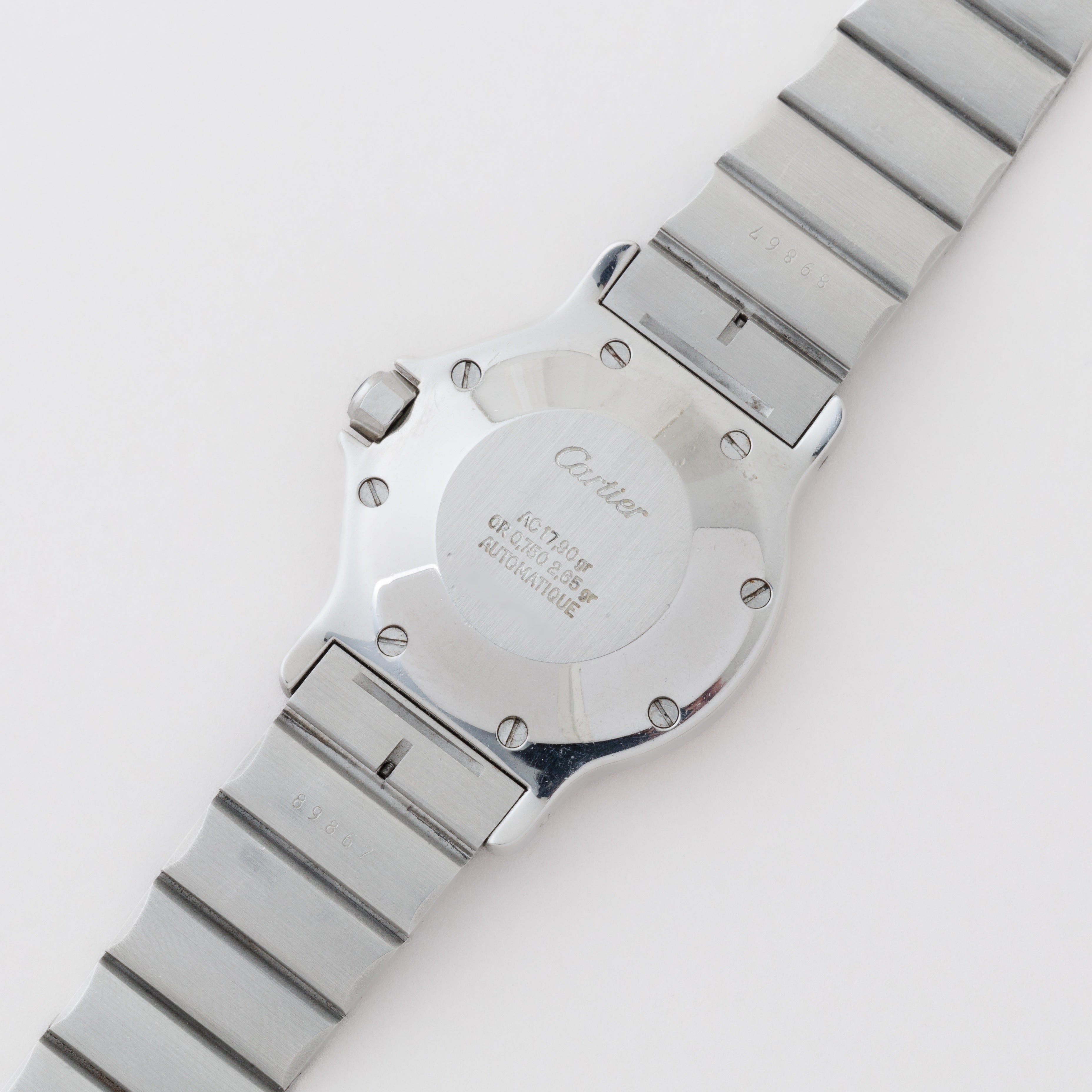 カルティエ サントス オクタゴン LMサイズ コンビ 自動巻