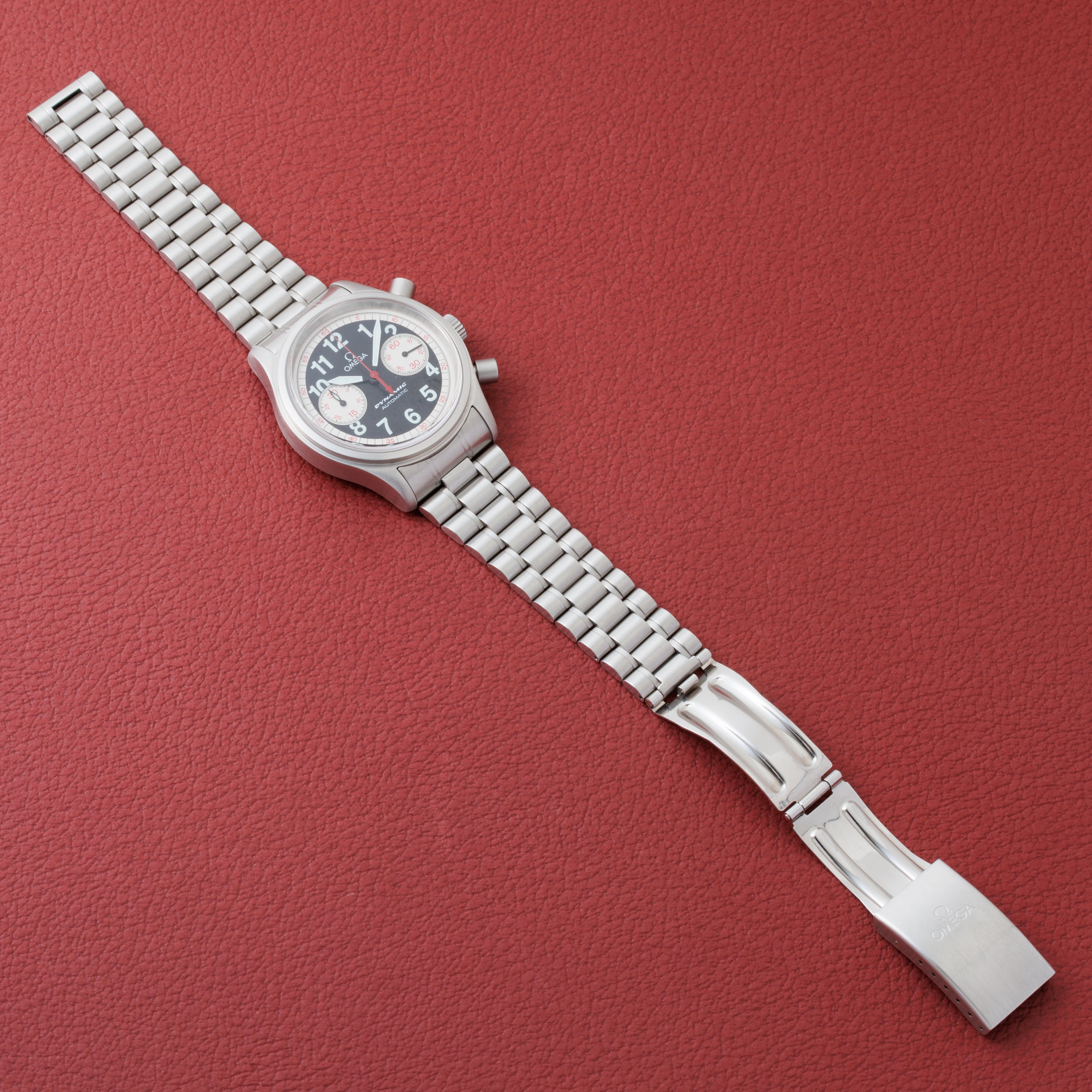 オメガ ダイナミッククロノ タルガフローリオ 1973本限定 自動巻き 1999年製 箱、ギャラ付き