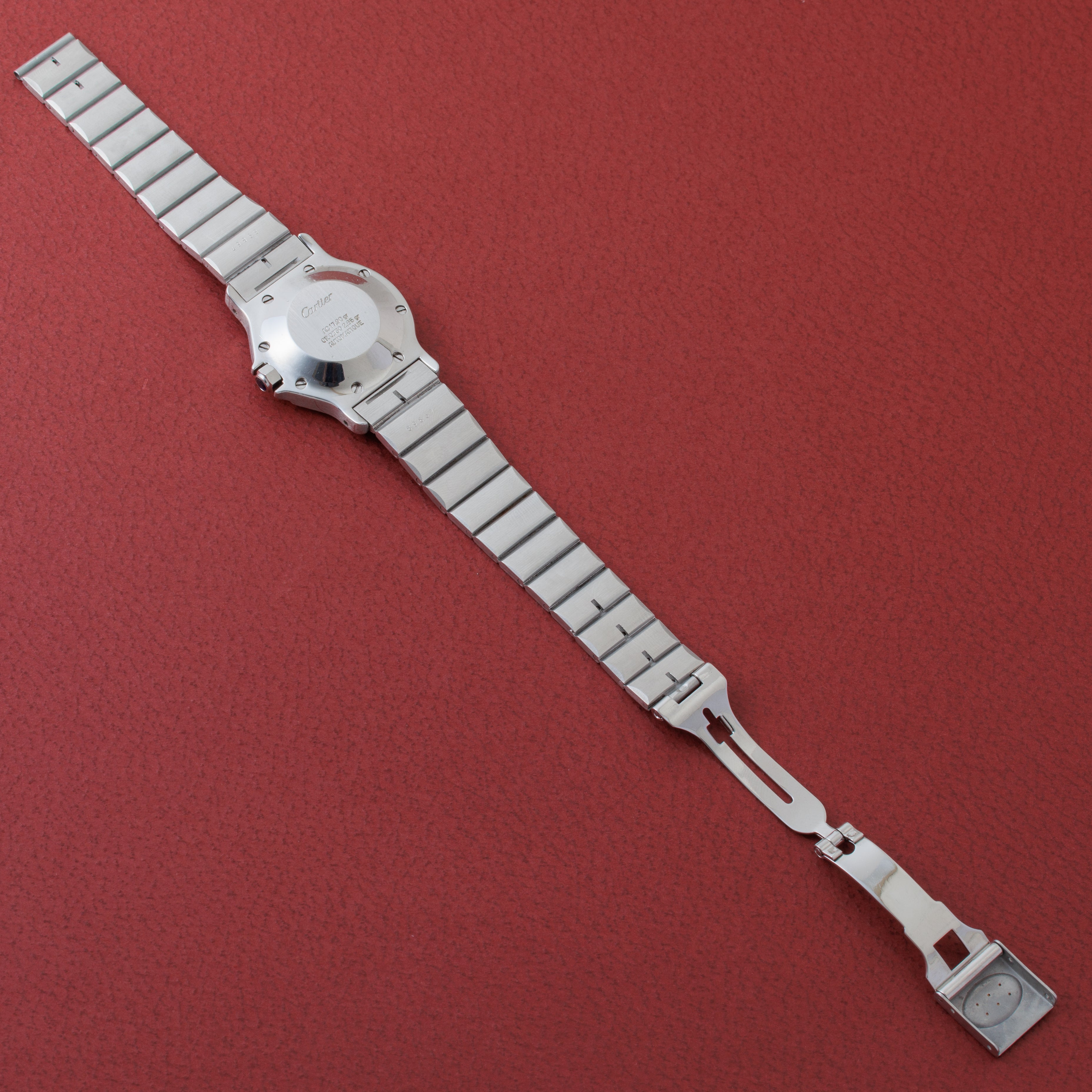 カルティエ サントス オクタゴン LMサイズ コンビ 自動巻