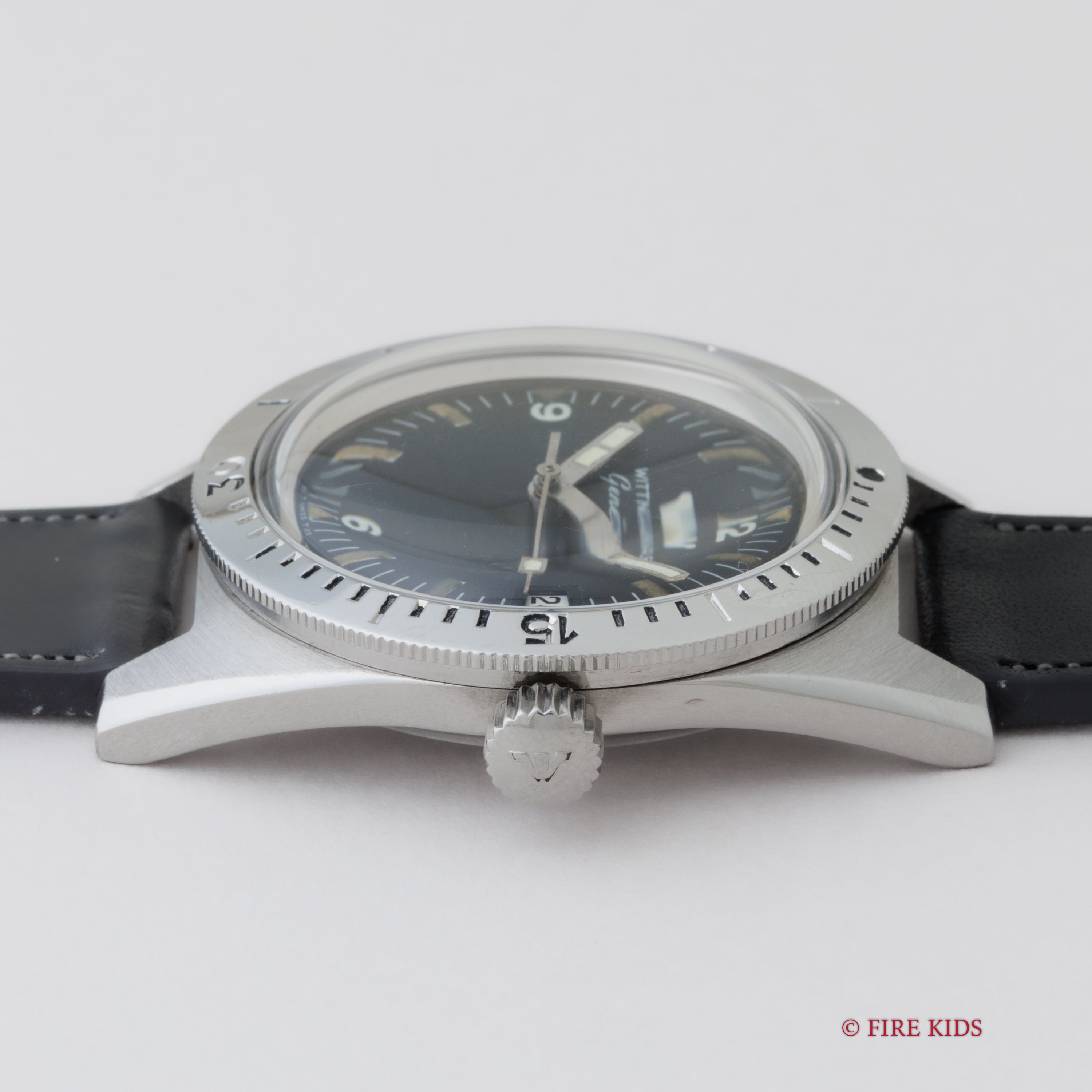 ウィットナー ダイバーズウオッチ 1960年代製 手巻き デイト