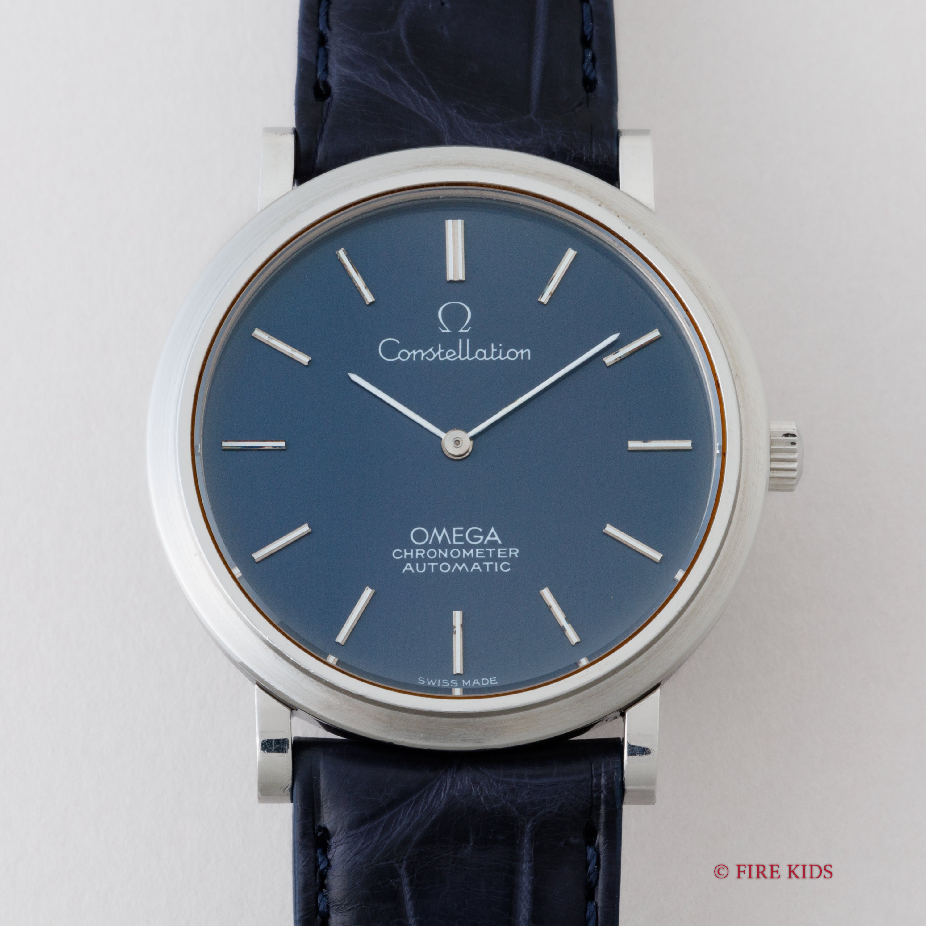 オメガ コンステレーション 1968年製 ラウンドケース Ref.157.0001 ブルーダイヤル