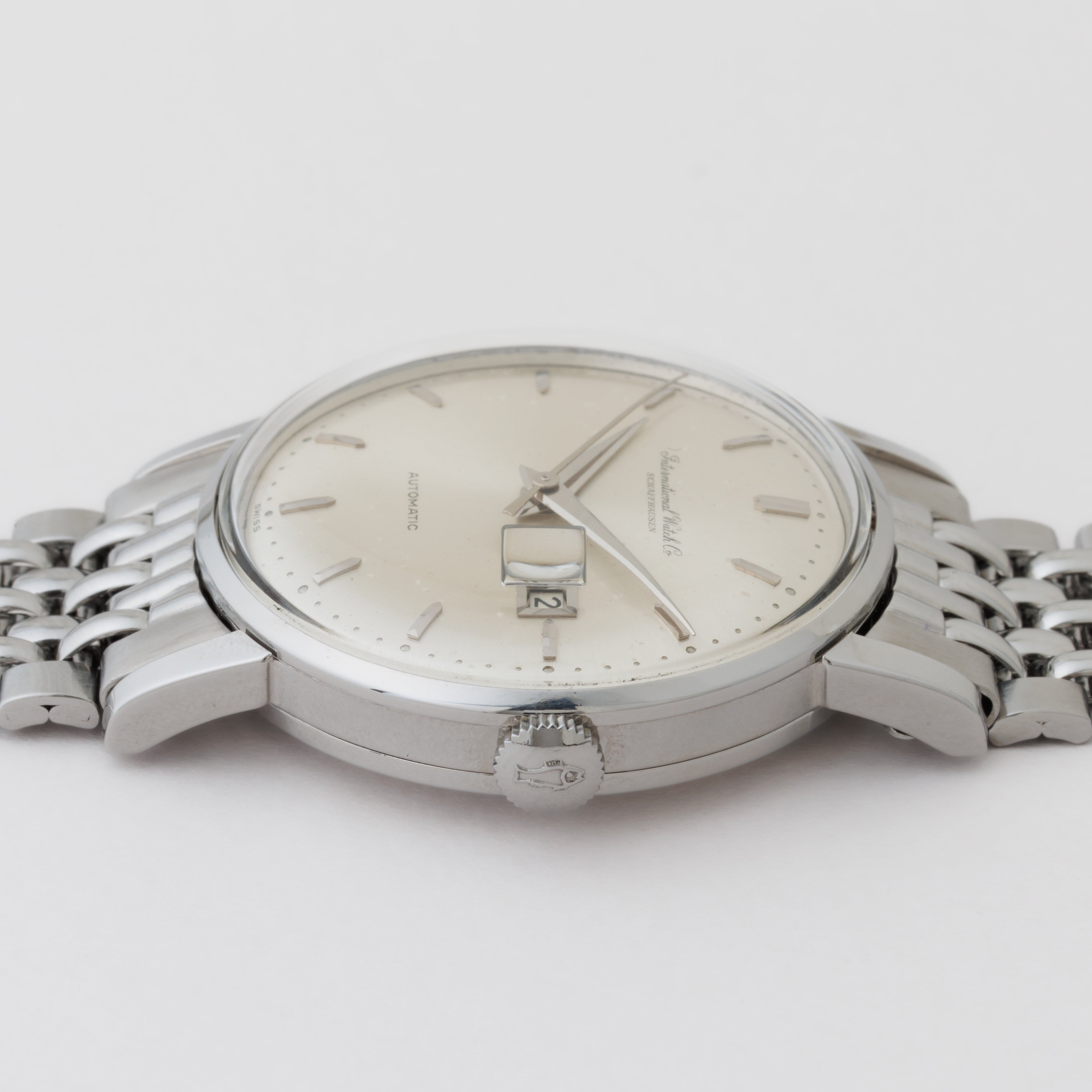 IWC ペラトン式オートマチック Cal.8531 1963年製 寄り目デイト ラウンドケース 純正ブレス付き