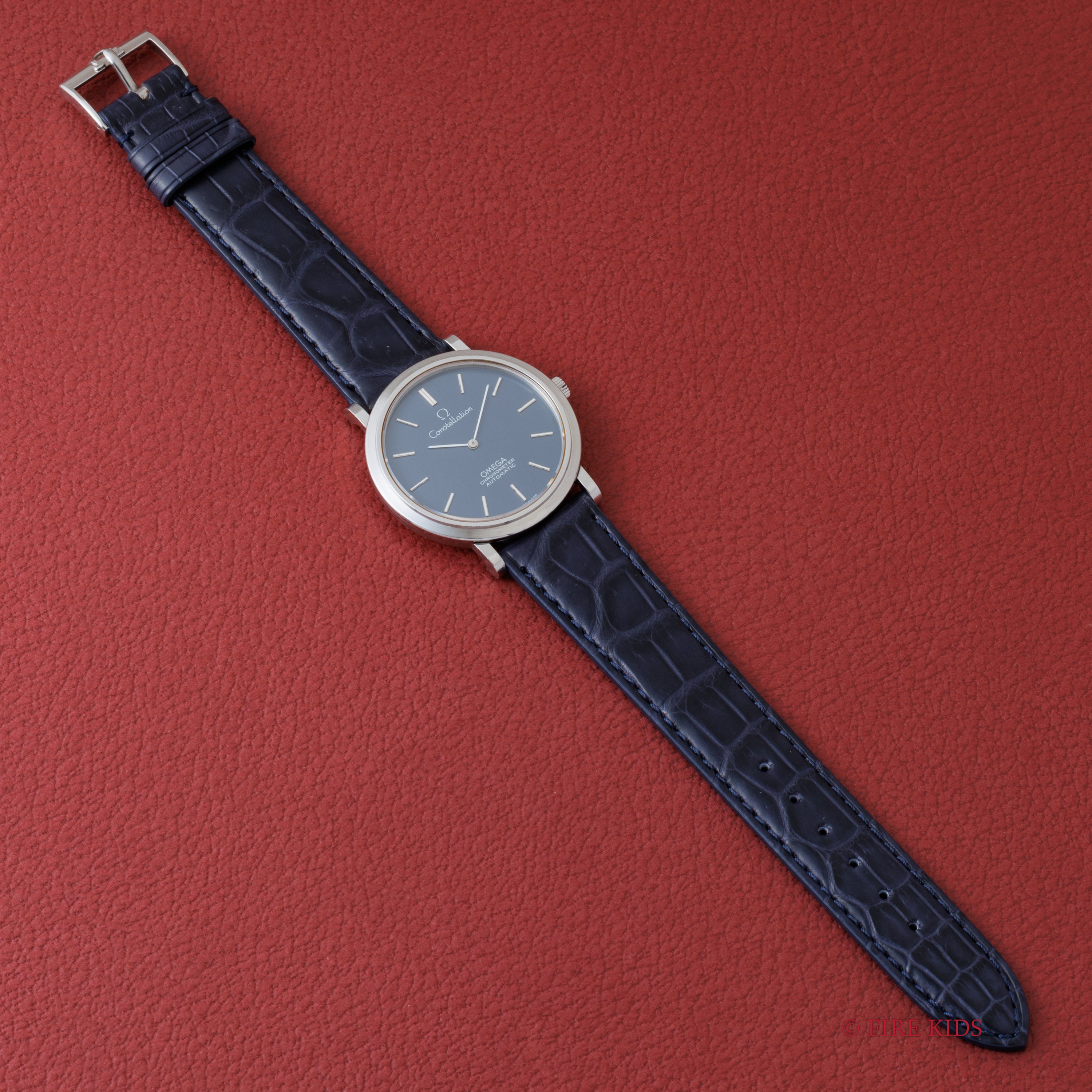 オメガ コンステレーション 1968年製 ラウンドケース Ref.157.0001 ブルーダイヤル