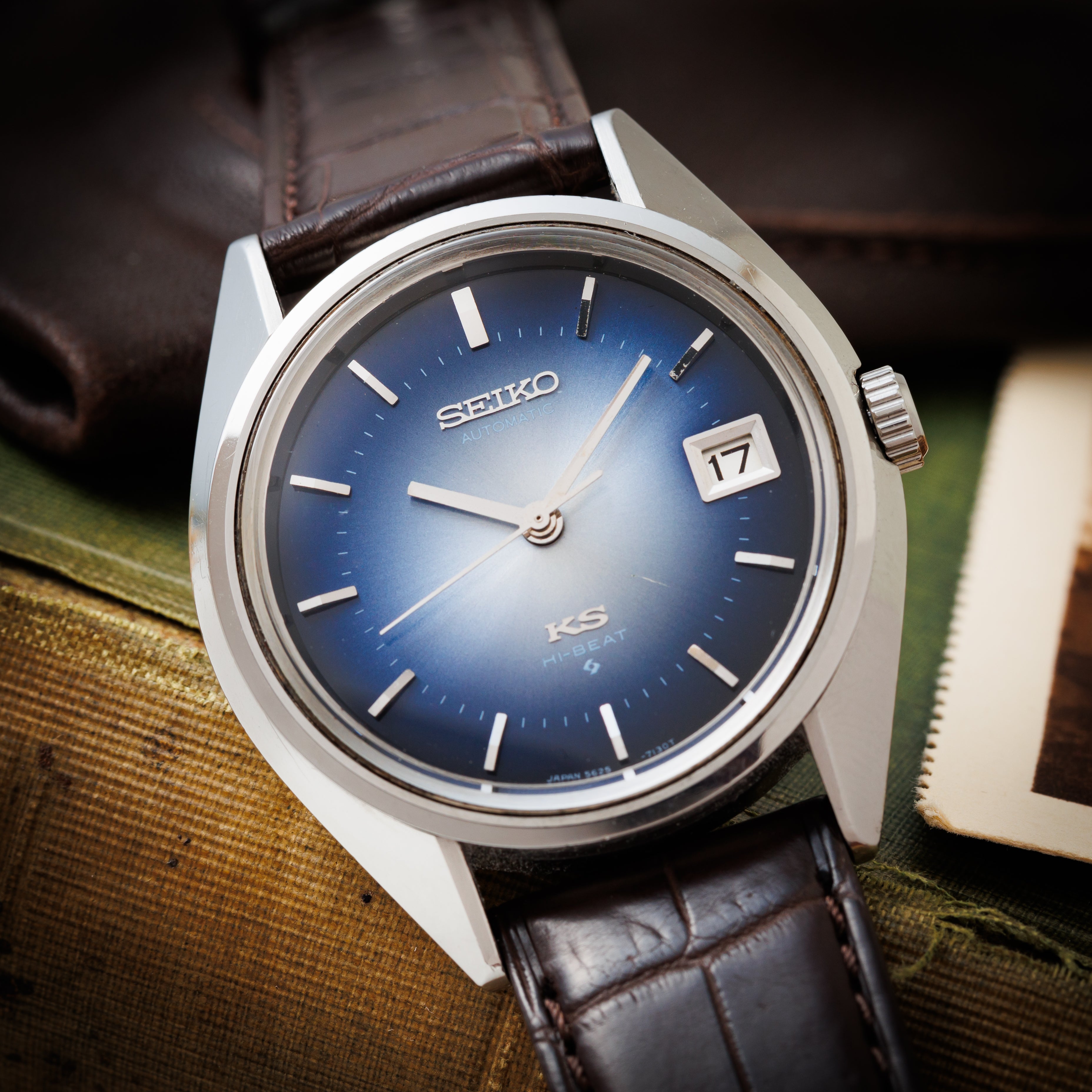 キングセイコー 1972年製 Ref.5625-7111 56KS ブルーグラデーションダイヤル ハイビート自動巻き