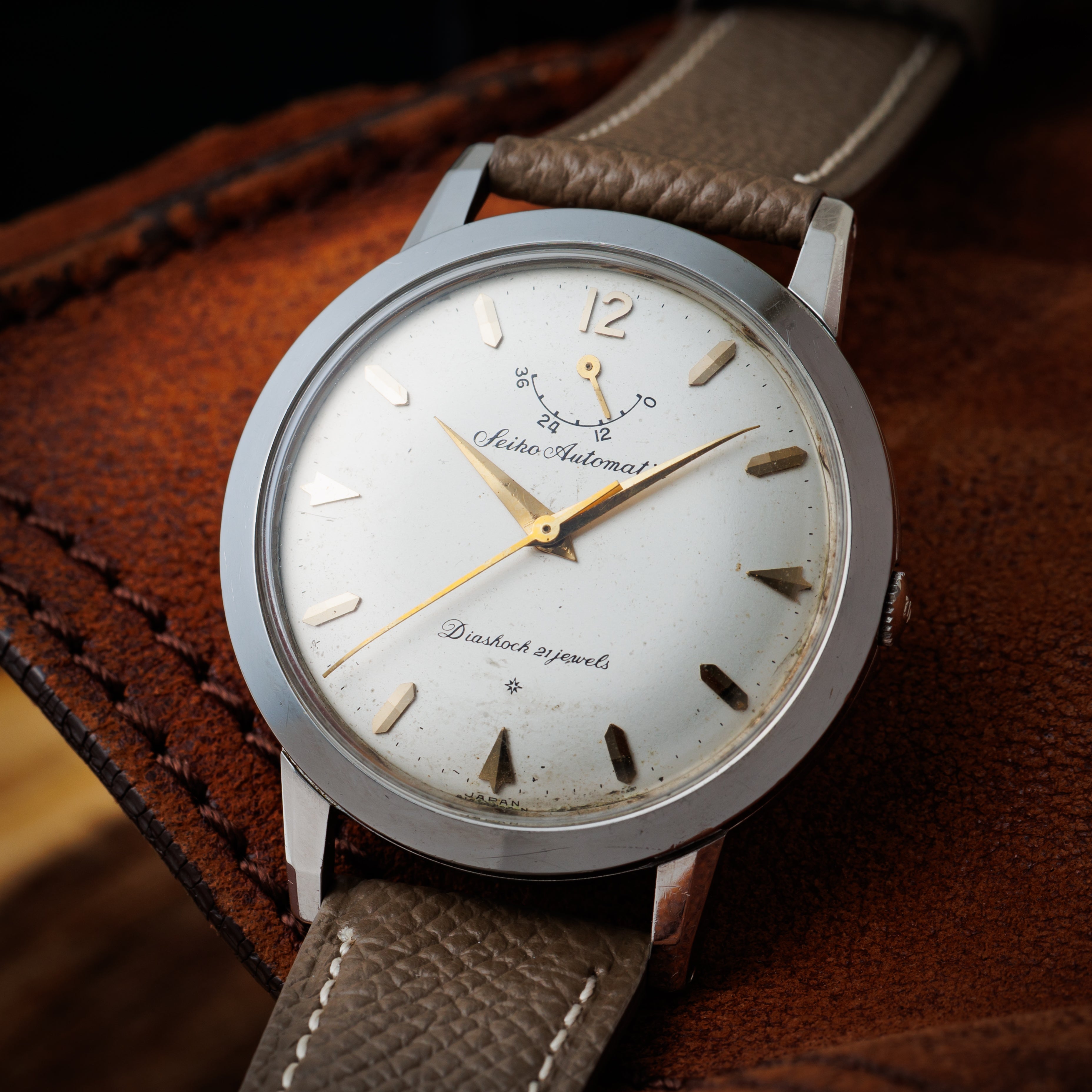 SEIKOインジケーター21石5振動自動巻