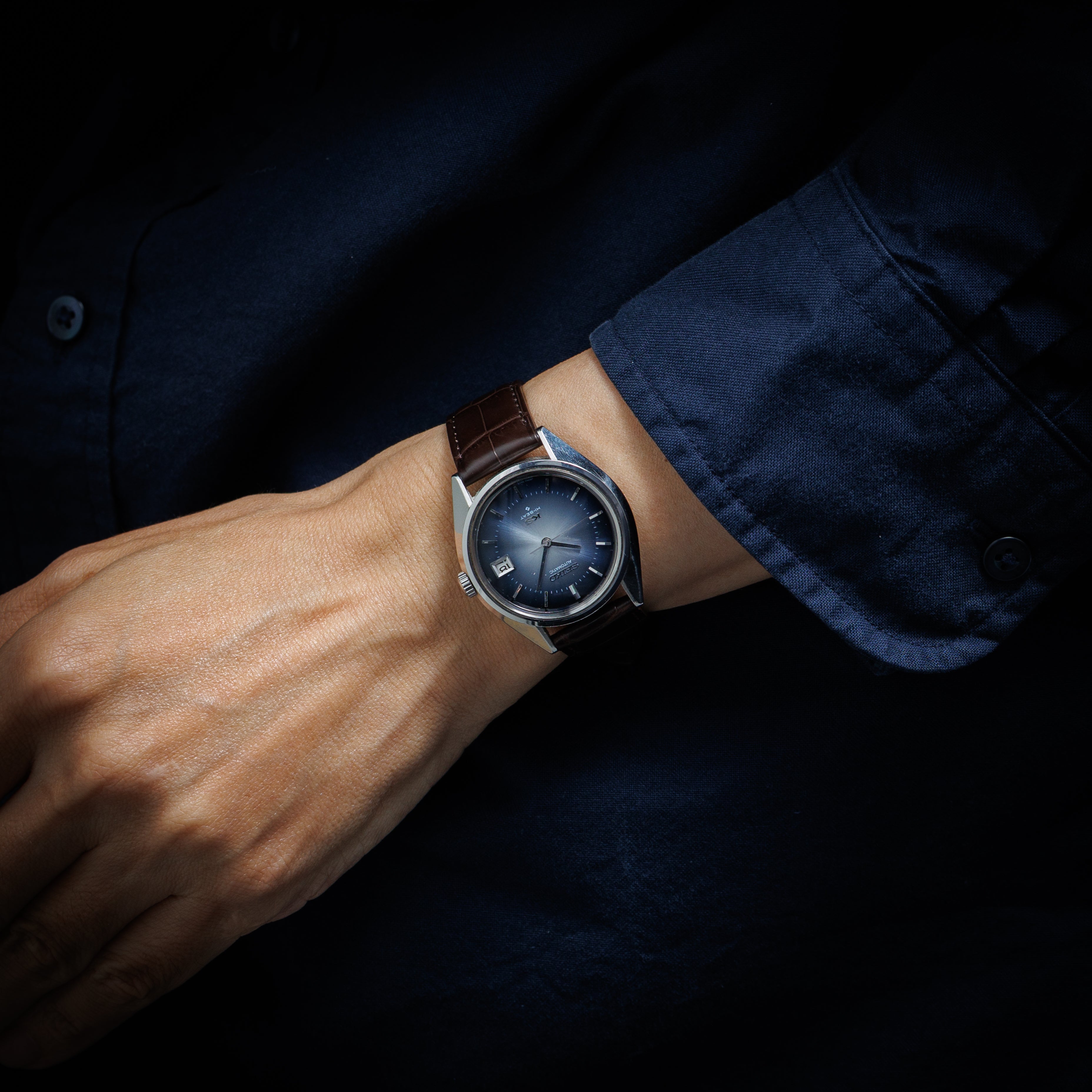 キングセイコー 1972年製 Ref.5625-7111 56KS ブルーグラデーションダイヤル ハイビート自動巻き