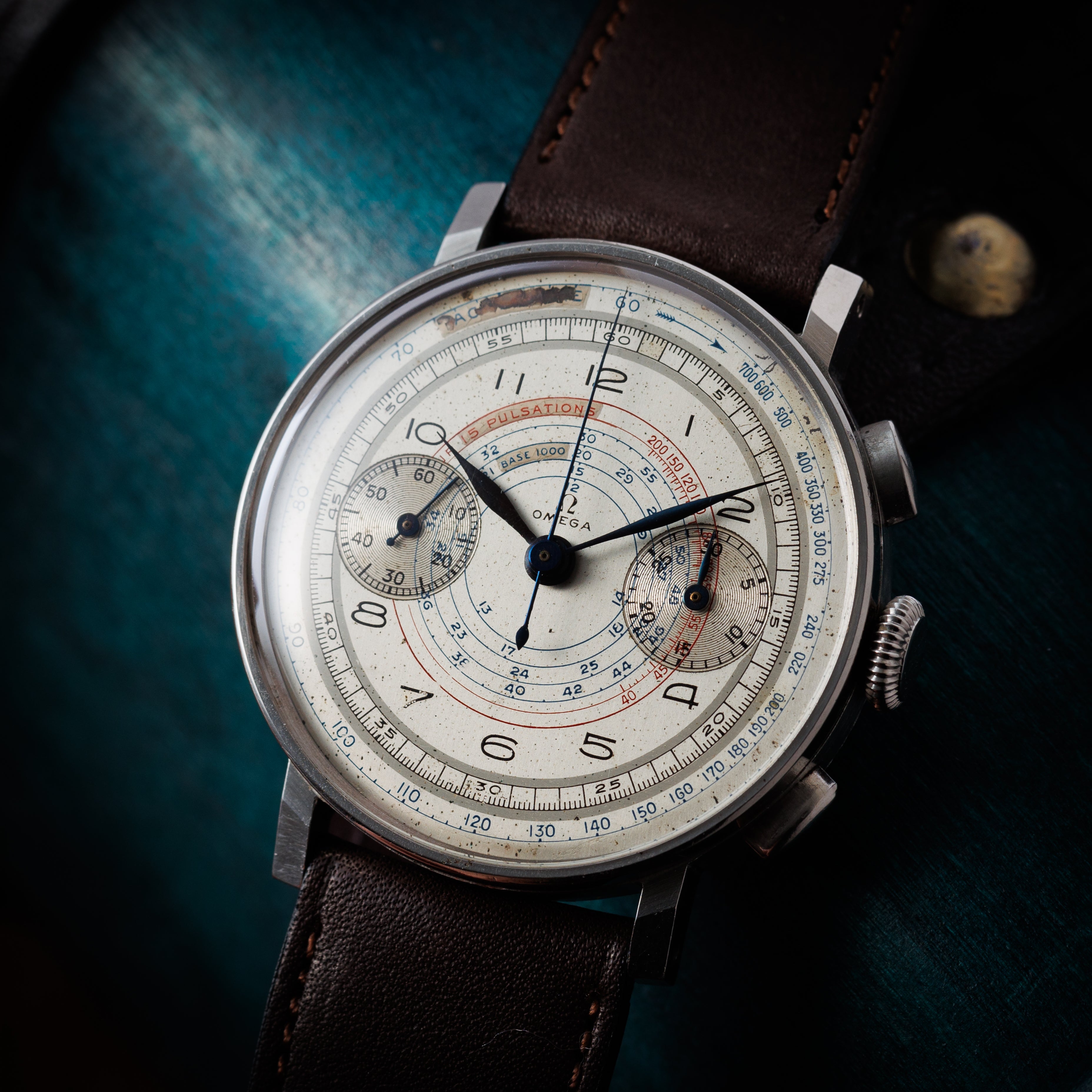 オメガ クロノグラフ 1940年代製 手巻き Cal.33.3CHRO