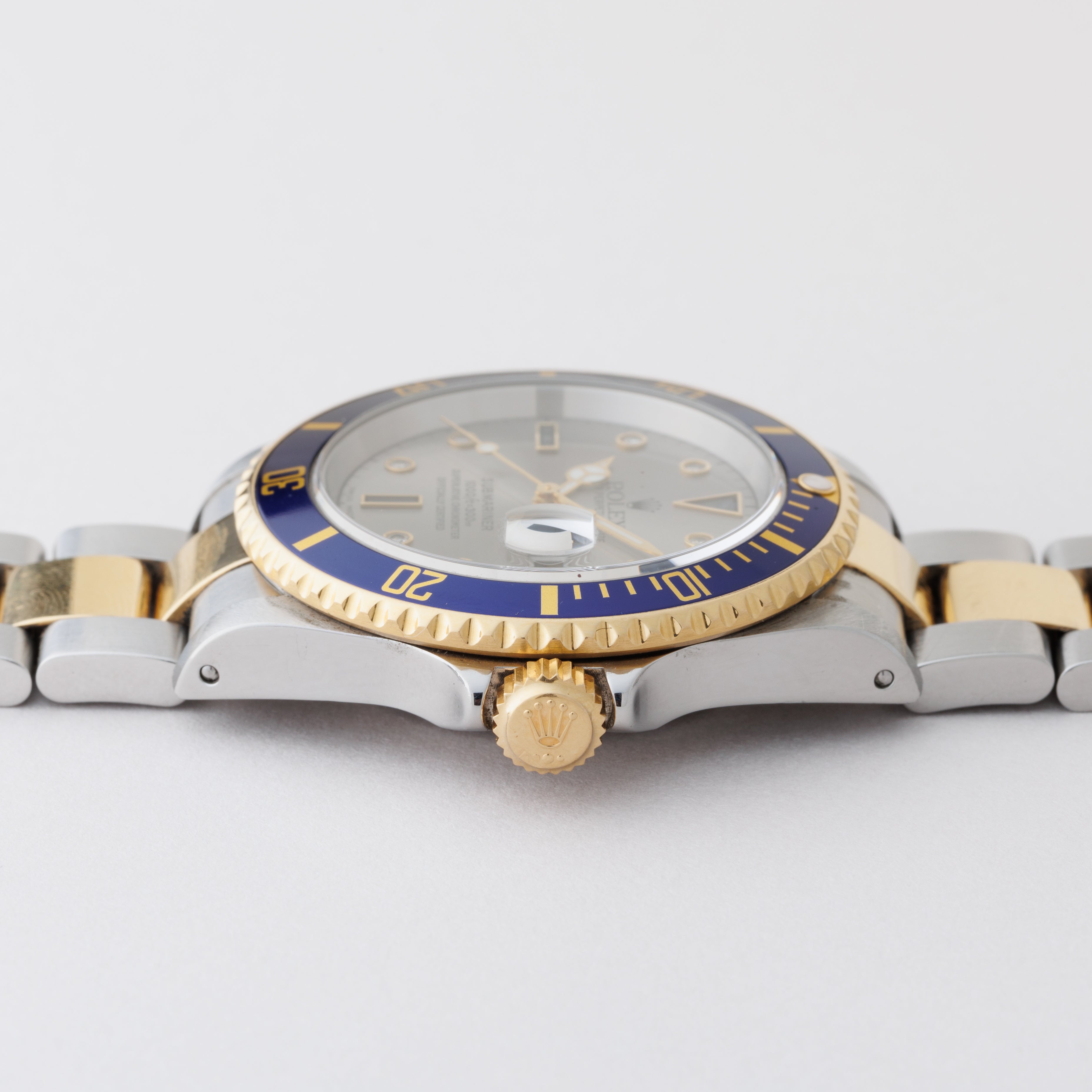 ロレックス サブマリーナー 2001年製 コンビ Ref.16613 K番 グレーダイヤル サービスギャラ付き