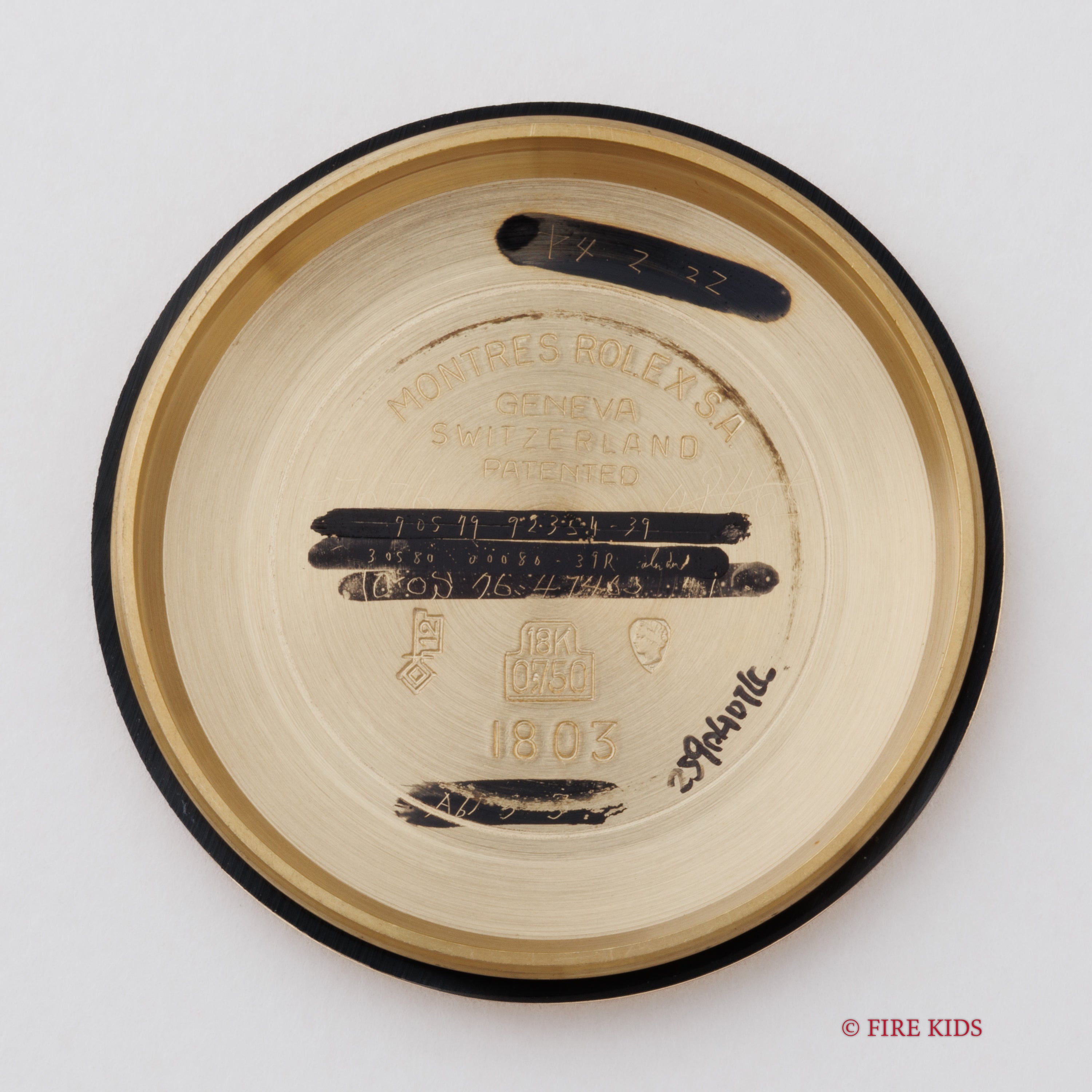 ロレックス デイデイト バークベゼル 1969年製 Ref.1807 18金無垢イエローゴールド