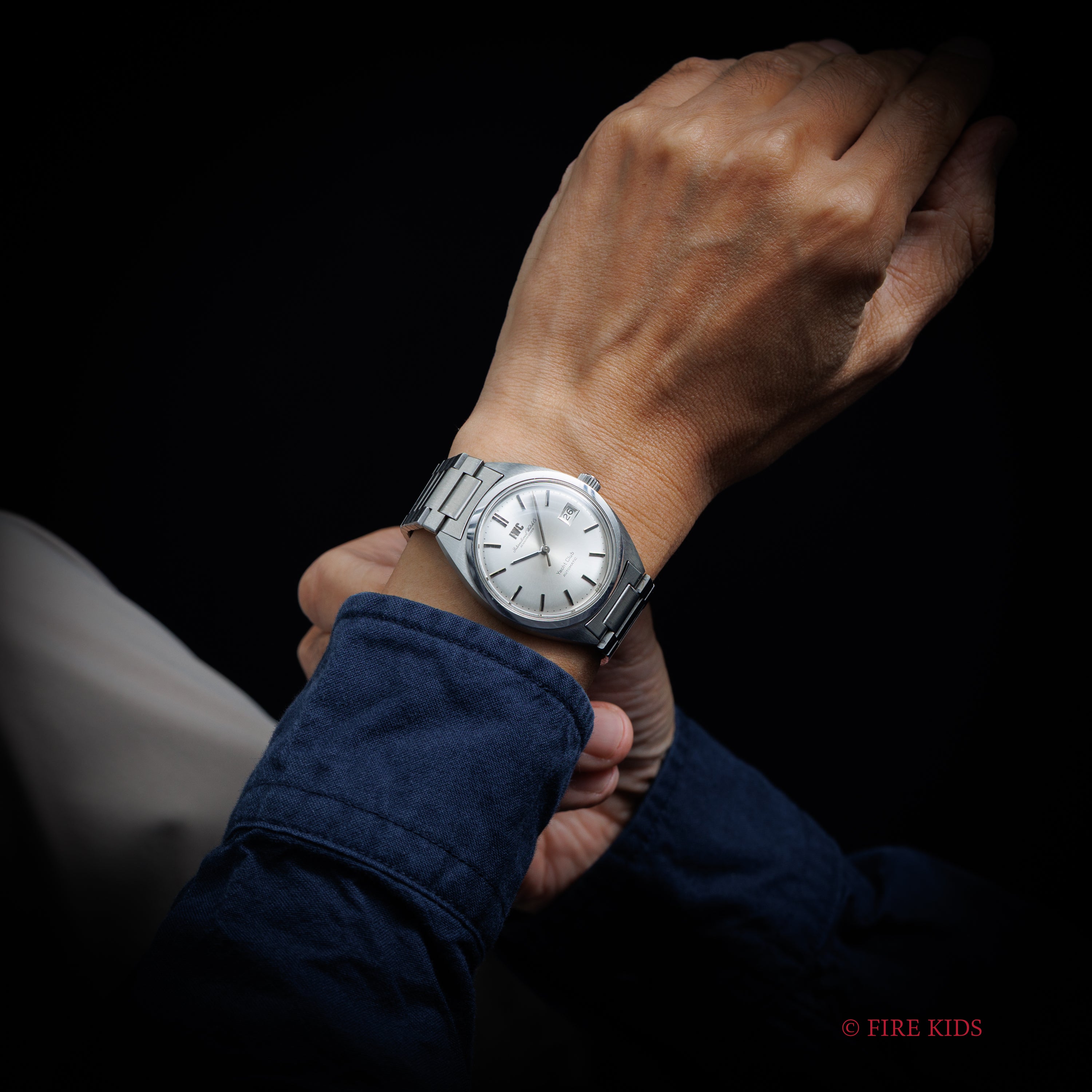 IWC ヨットクラブ 1979年製 ペラトン式自動巻き Cal.8541B 純正ブレス付き 箱付き