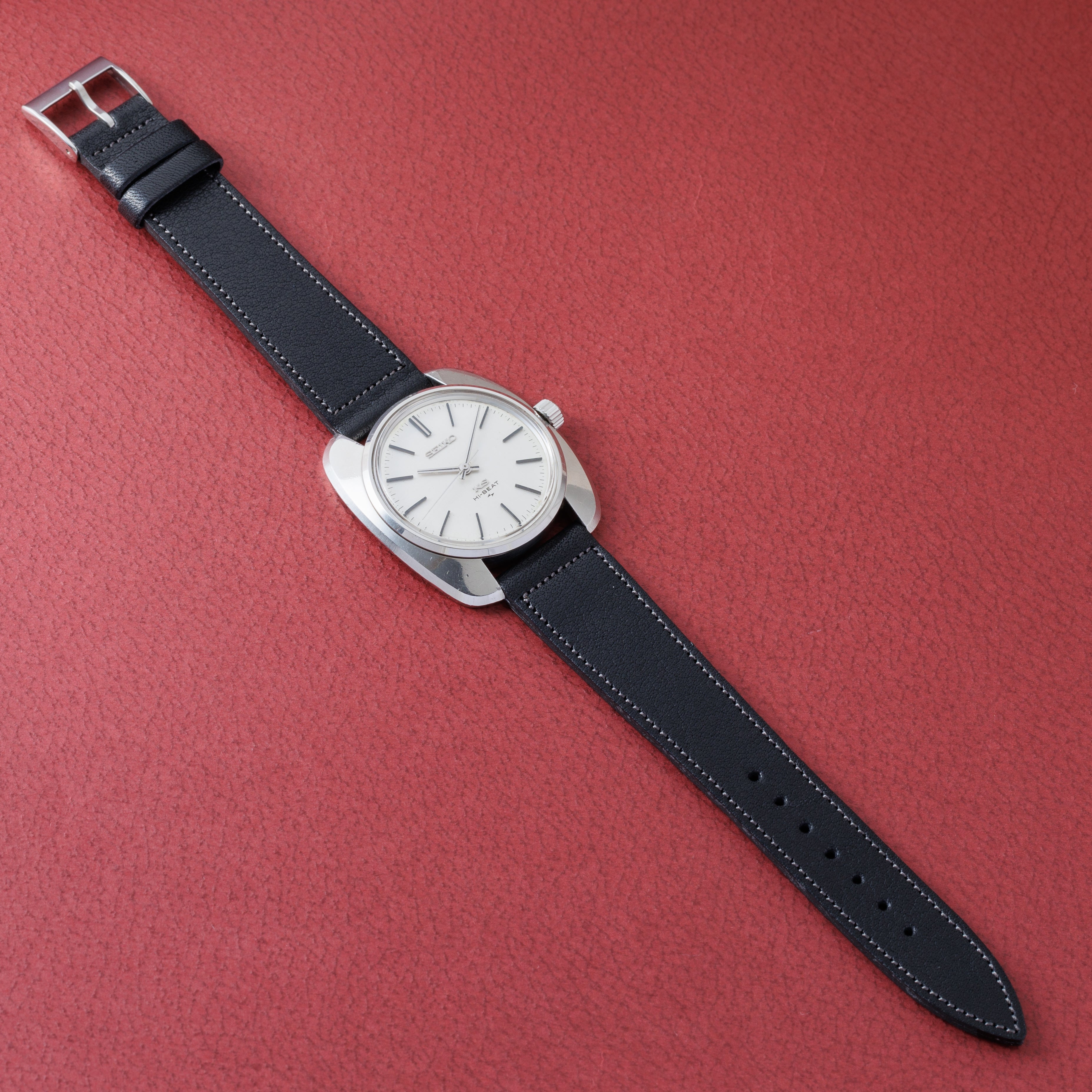 キングセイコー ハイビート 1969年製 Ref.45-8000 ノンデイト クッションケース