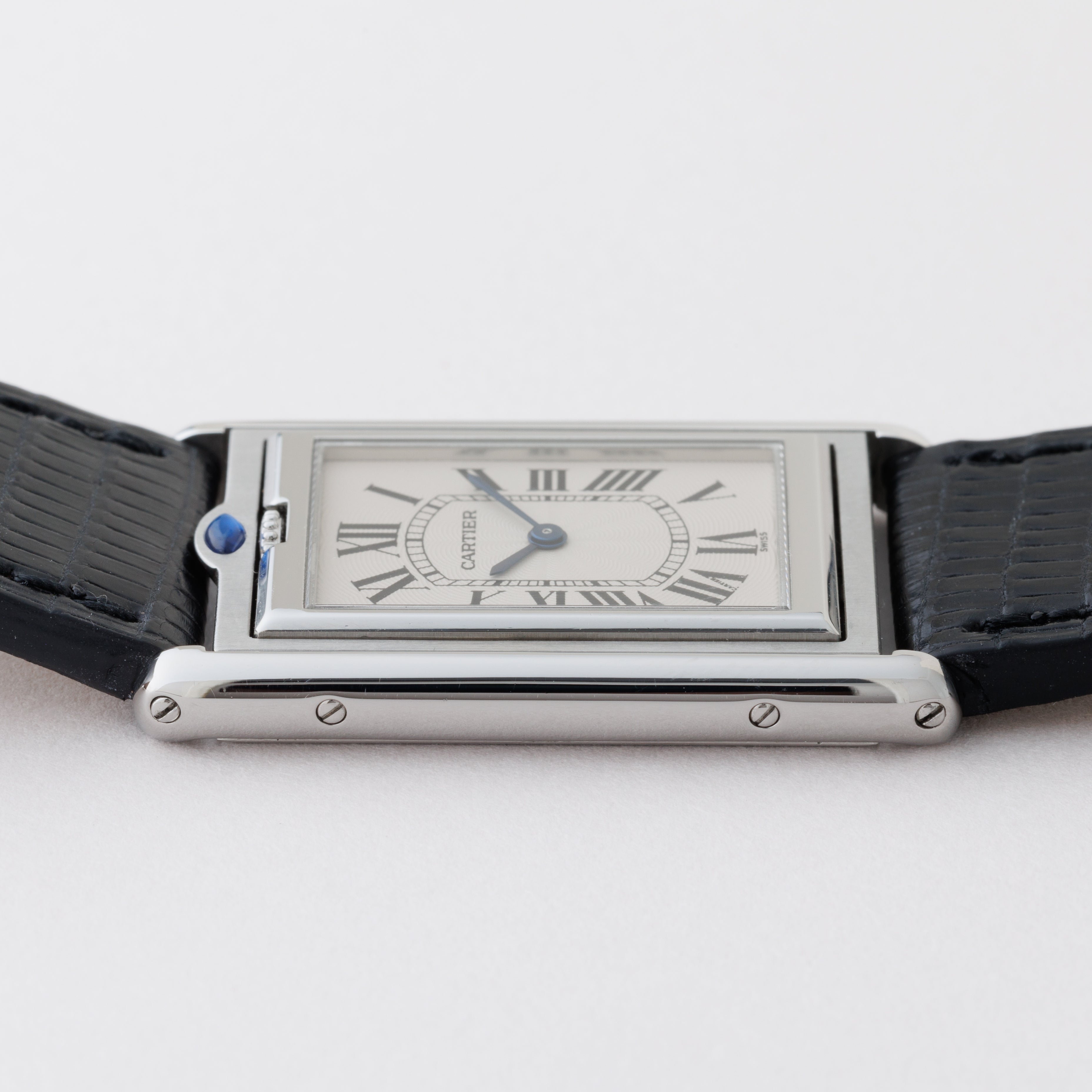 カルティエ タンク バスキュラント 1990年代後半~2000年製 Ref.W1011358 Cal.060 修理明細書、サービスケース付き