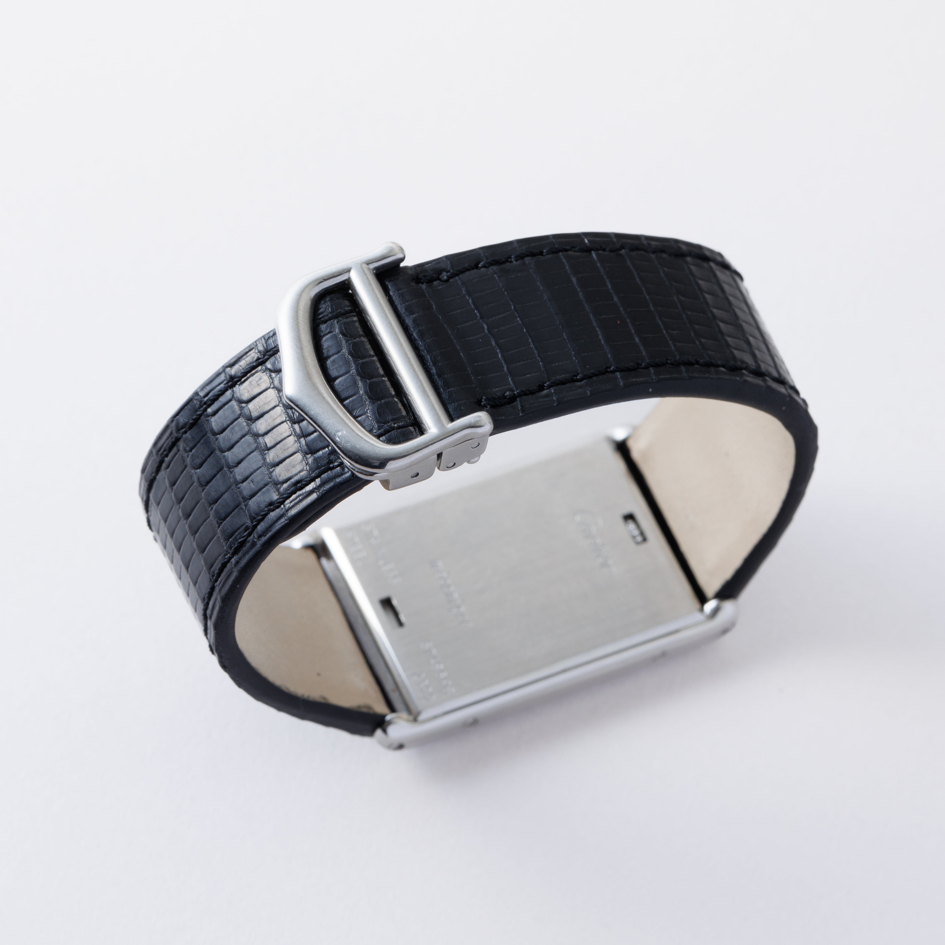 カルティエ タンク バスキュラント 1990年代後半~2000年製 Ref.W1011358 Cal.060 修理明細書、サービスケース付き