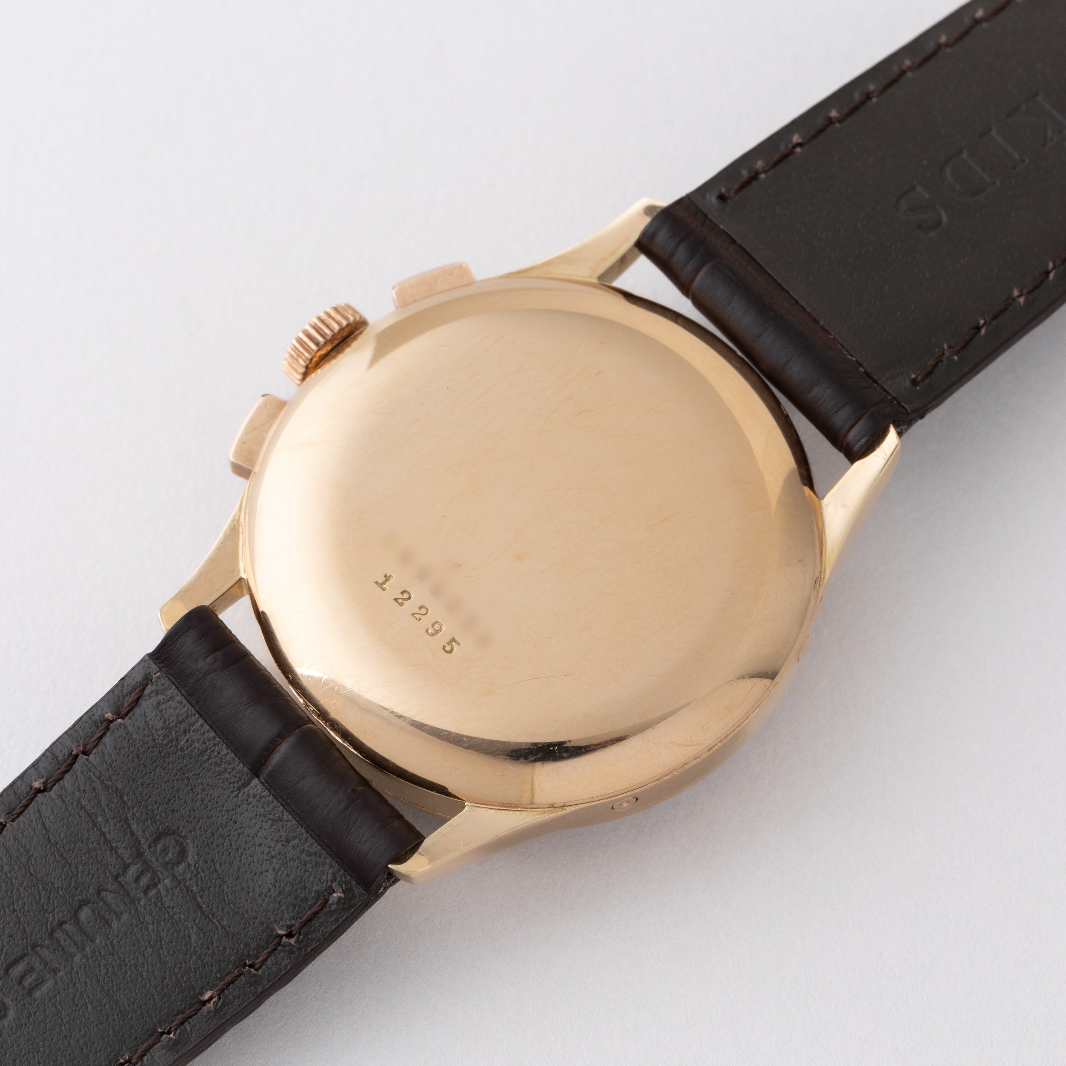 ユニバーサルジュネーブ トリコンパックス 18金無垢ピンクゴールド Cal.481 1940年代製 Ref. 12295