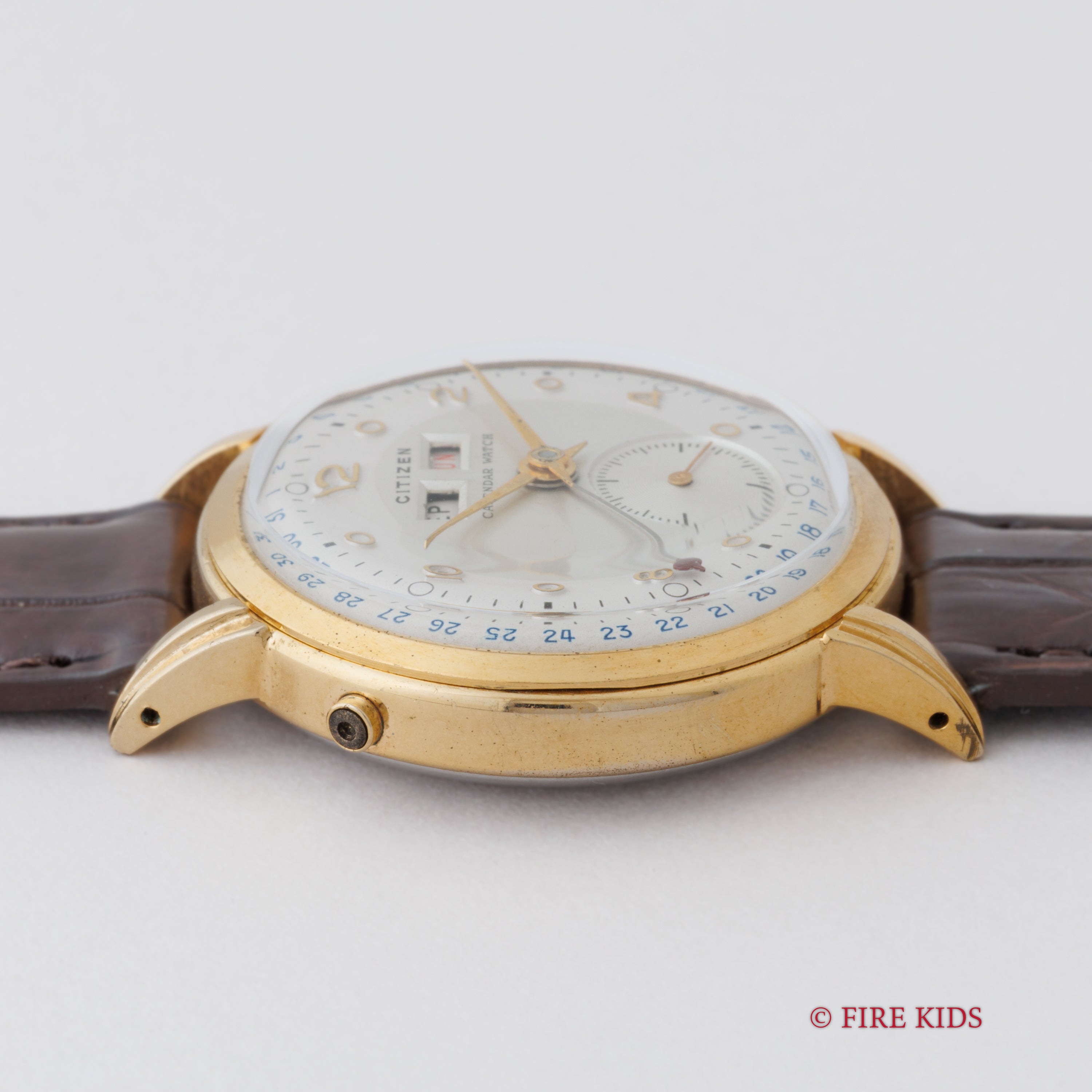 シチズン カレンダーウォッチ 1950年代製 手巻き トリプルカレンダー
