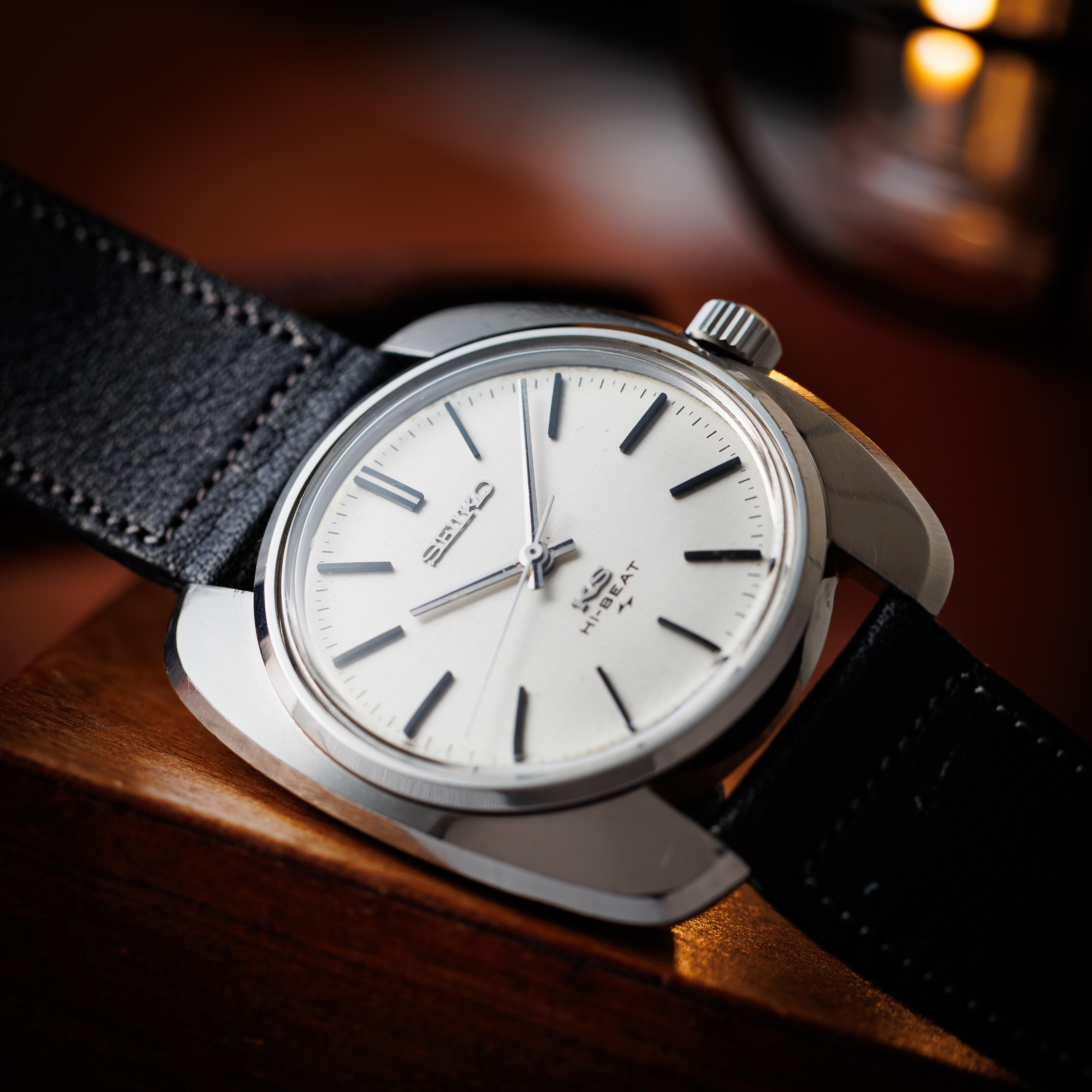 キングセイコー ハイビート 1969年製 Ref.45-8000 ノンデイト クッションケース