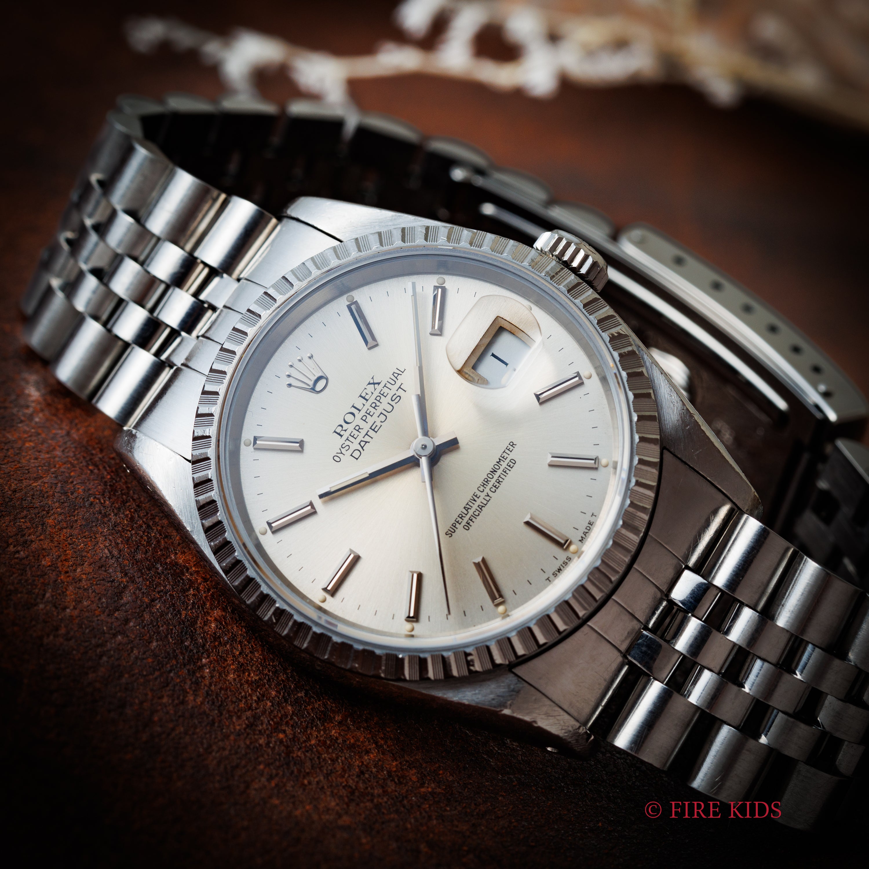 ロレックス デイトジャスト 1991年製 Ref.16220 パティーナダイヤル 純正ジュビリーブレス