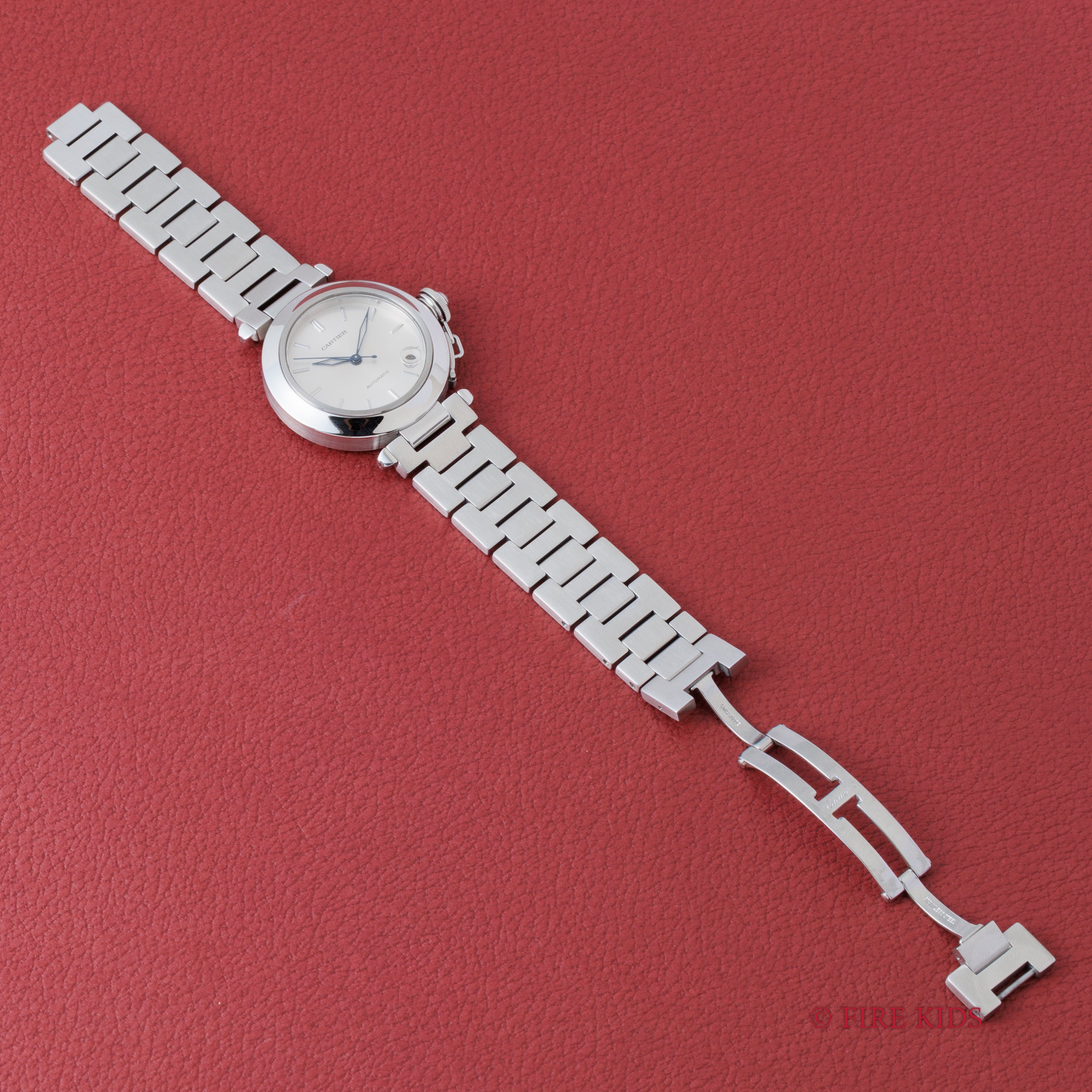 カルティエ パシャC初期型 1990年代製 Ref.2324 シルバーダイヤル 自動巻