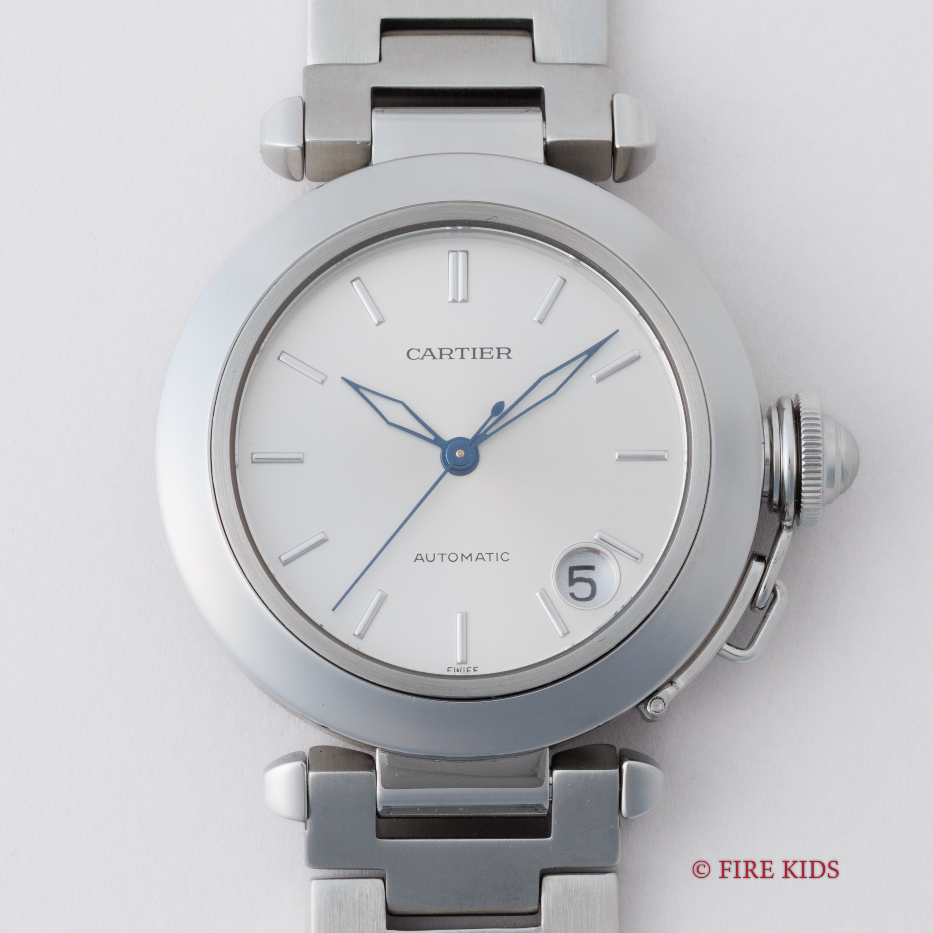 カルティエ パシャC初期型 1990年代製 Ref.2324 シルバーダイヤル 自動巻