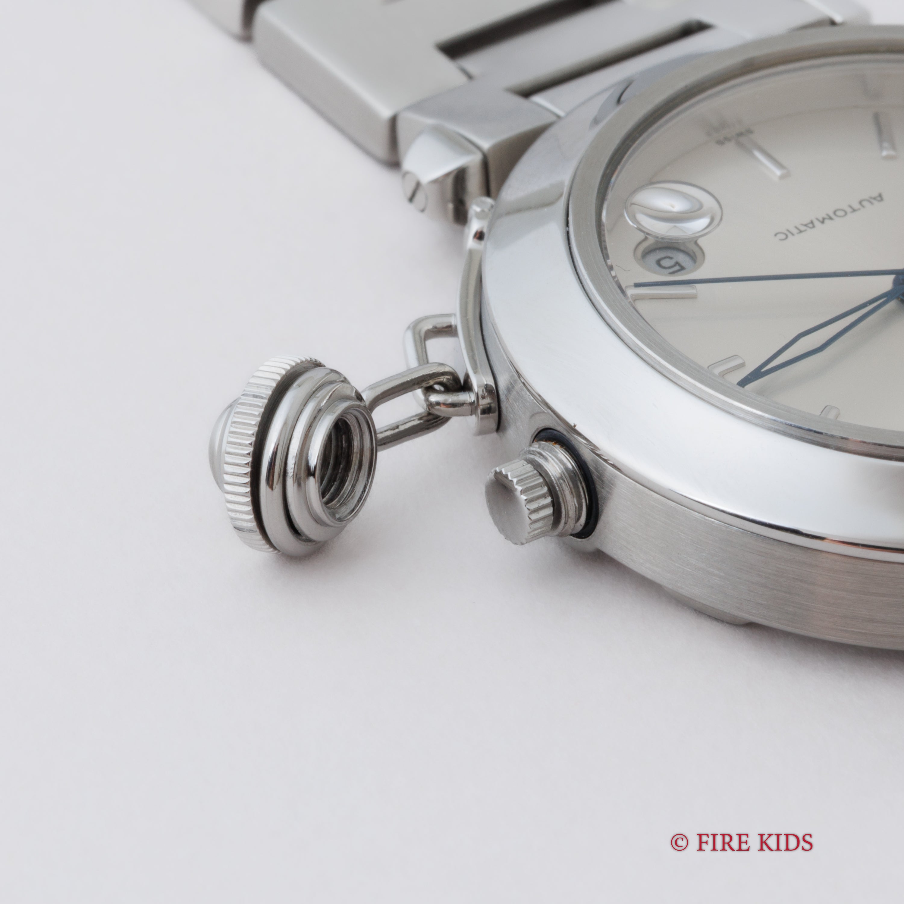 カルティエ パシャC初期型 1990年代製 Ref.2324 シルバーダイヤル 自動巻