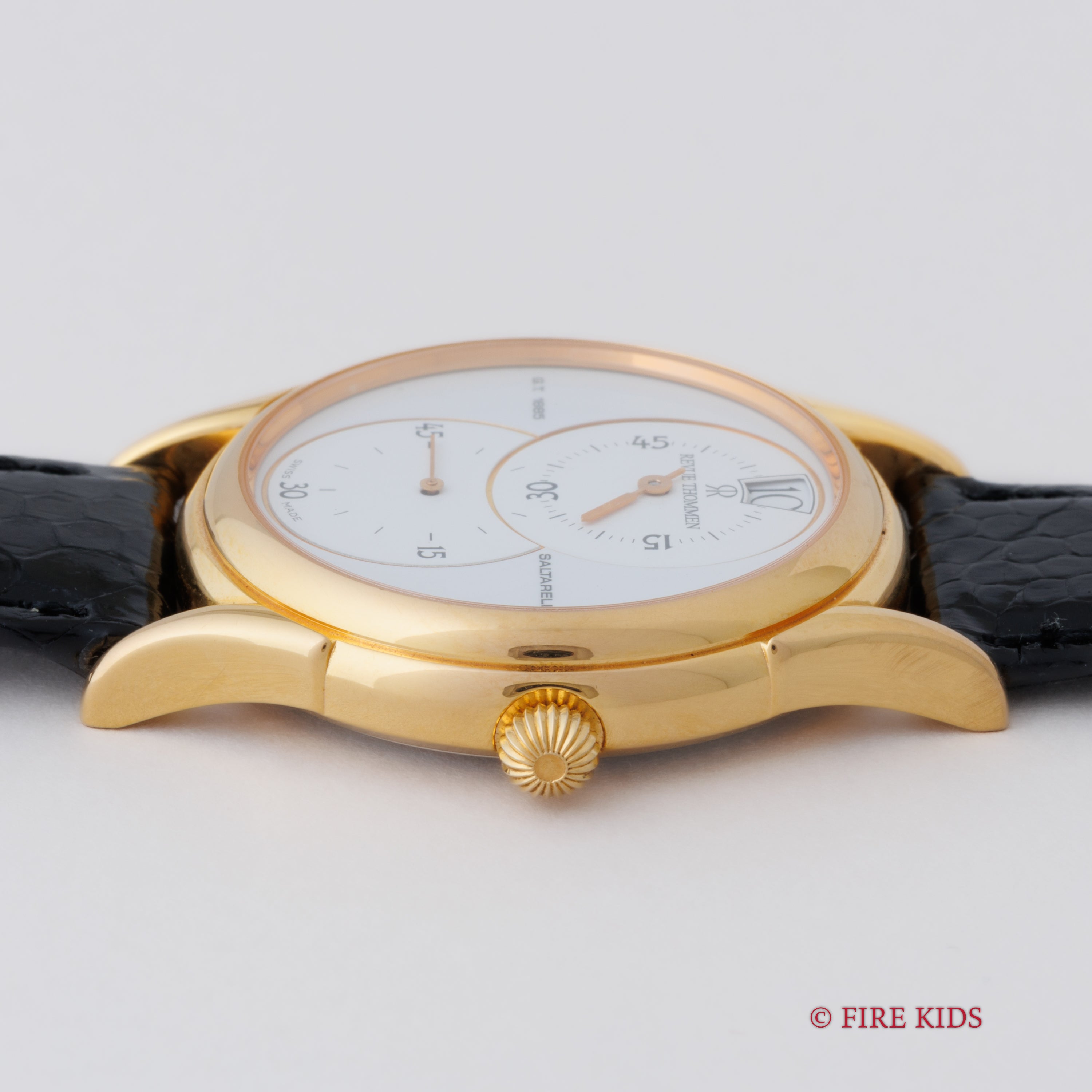 レヴュー・トーメン GT1885 SALTARELLO 1995年頃 ジャンピングアワー レギュレーター 手巻 純正ベルト尾錠