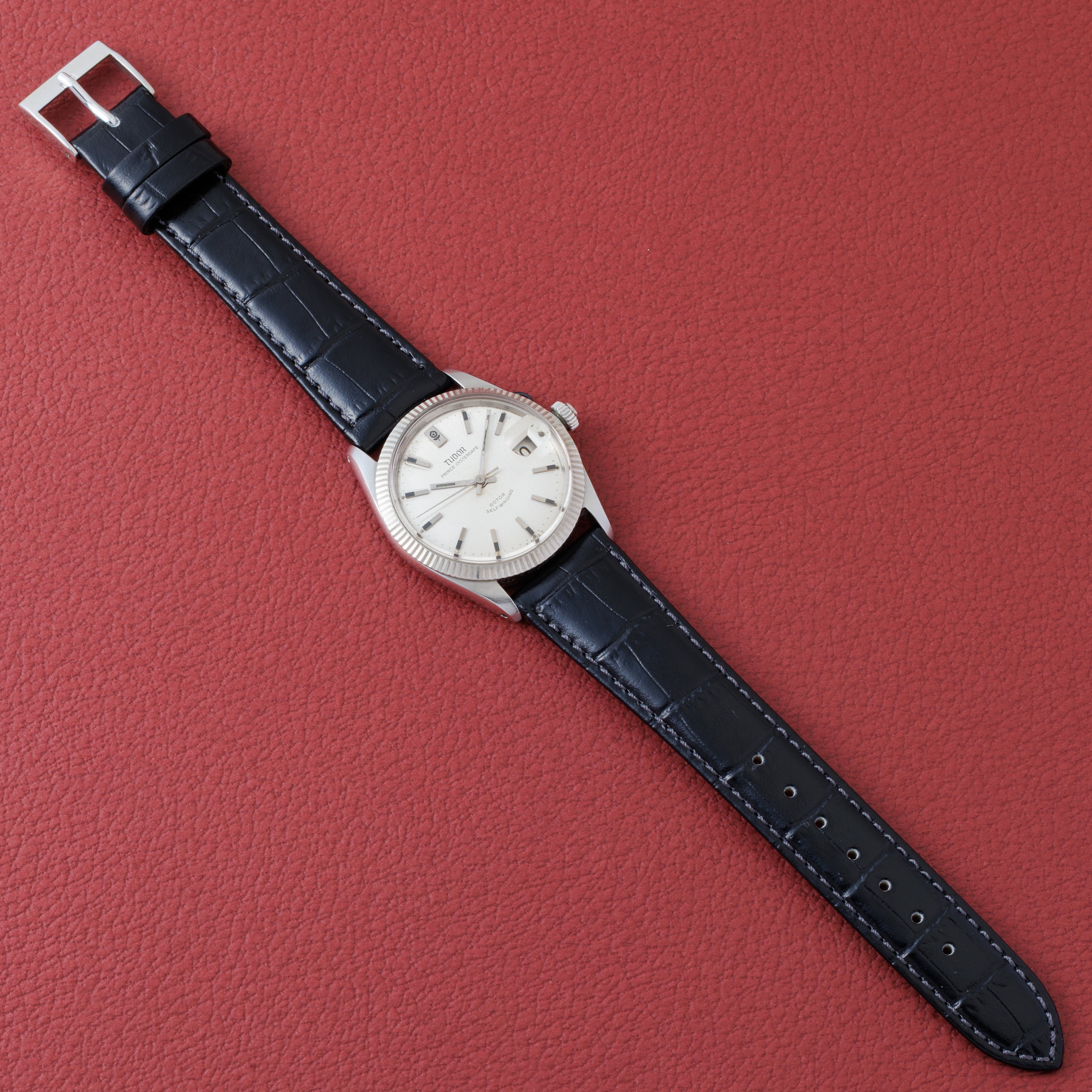 チューダー プリンスオイスターデイト 小薔薇 王冠リューズ 自動巻 フルーテッドベゼル