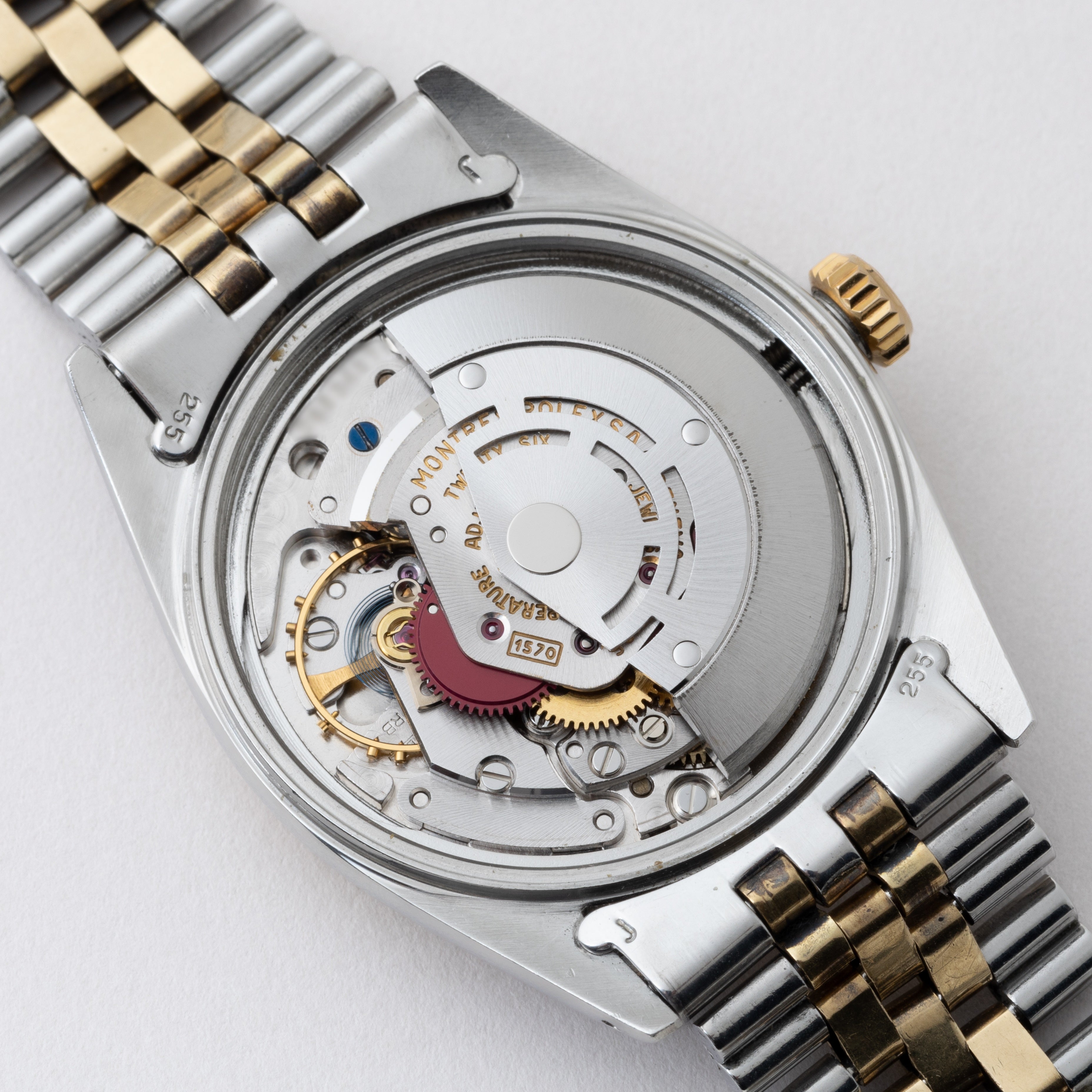 ロレックス デイトジャスト コンビ 1970年製 Ref.1601 ホワイトダイヤル