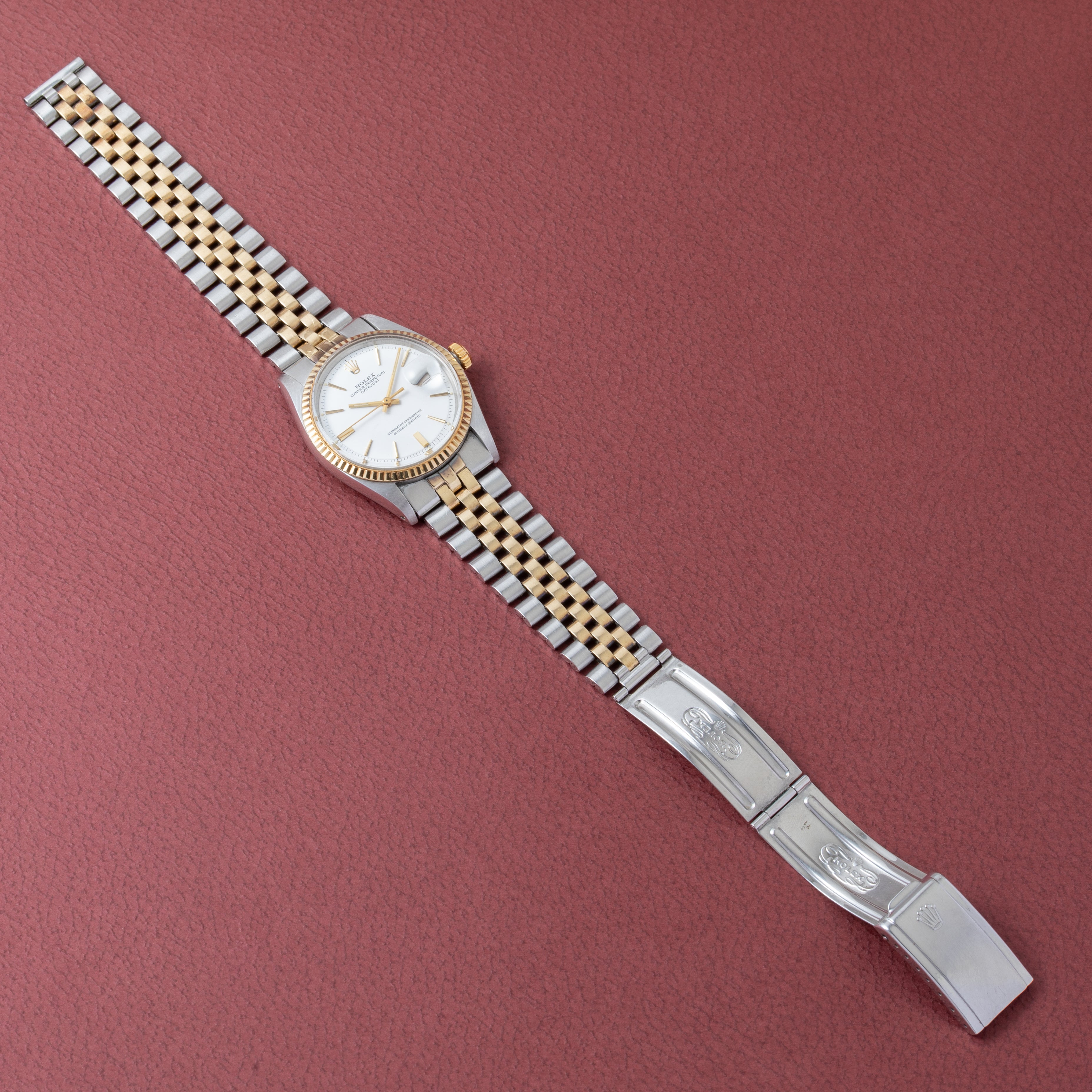 ロレックス デイトジャスト コンビ 1970年製 Ref.1601 ホワイトダイヤル
