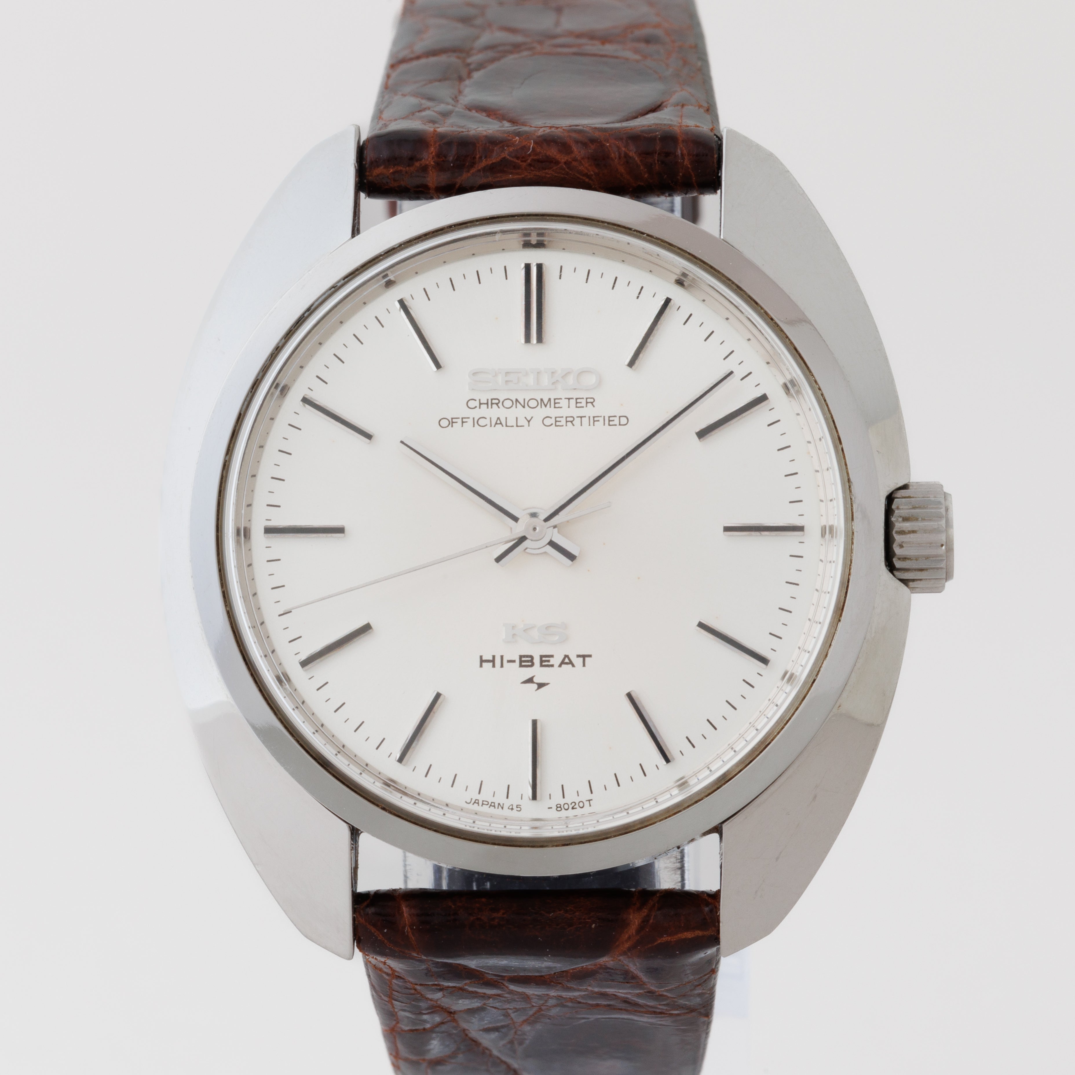 キングセイコー クロノメーター 10振動手巻き 45KS 1970年製 Ref.45-8010 純正KS尾錠付き