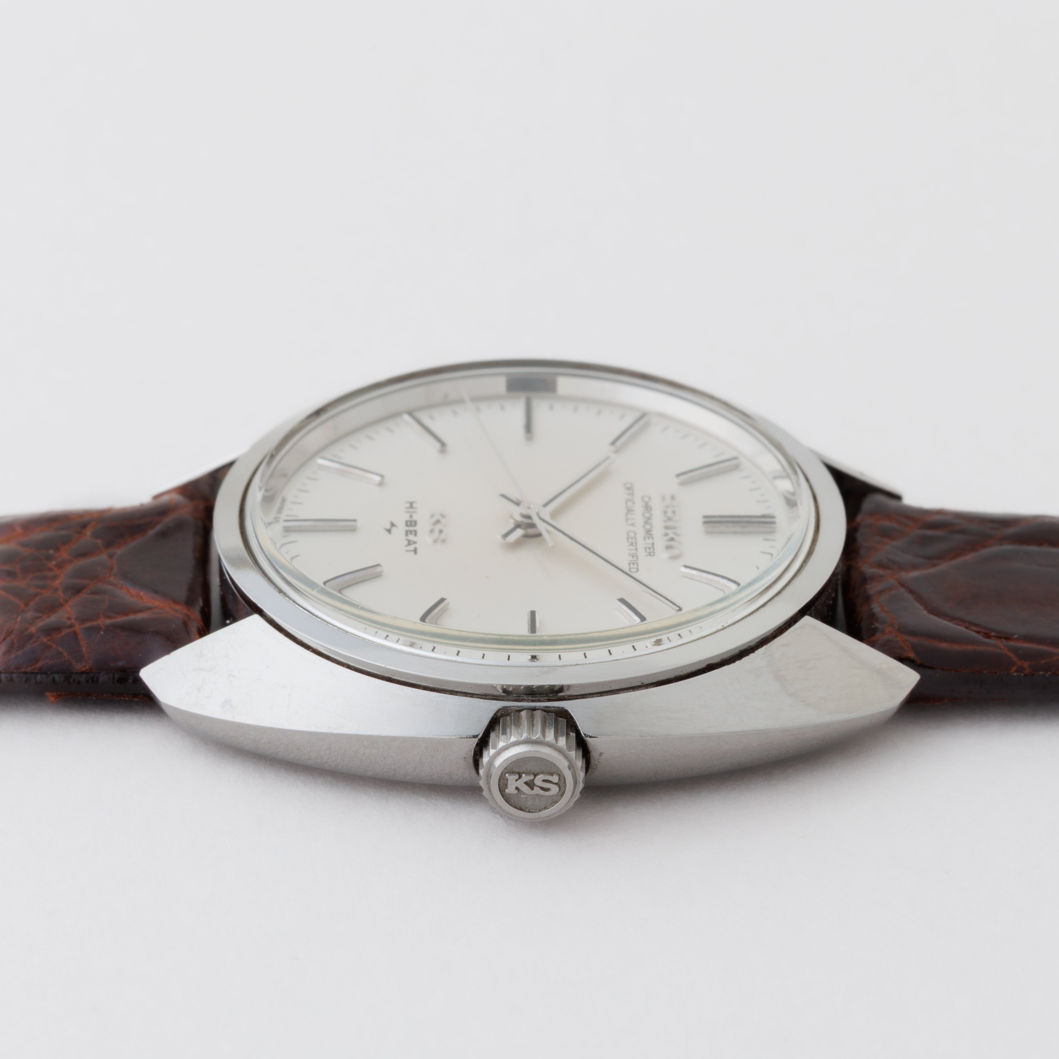 キングセイコー クロノメーター 10振動手巻き 45KS 1970年製 Ref.45-8010 純正KS尾錠付き