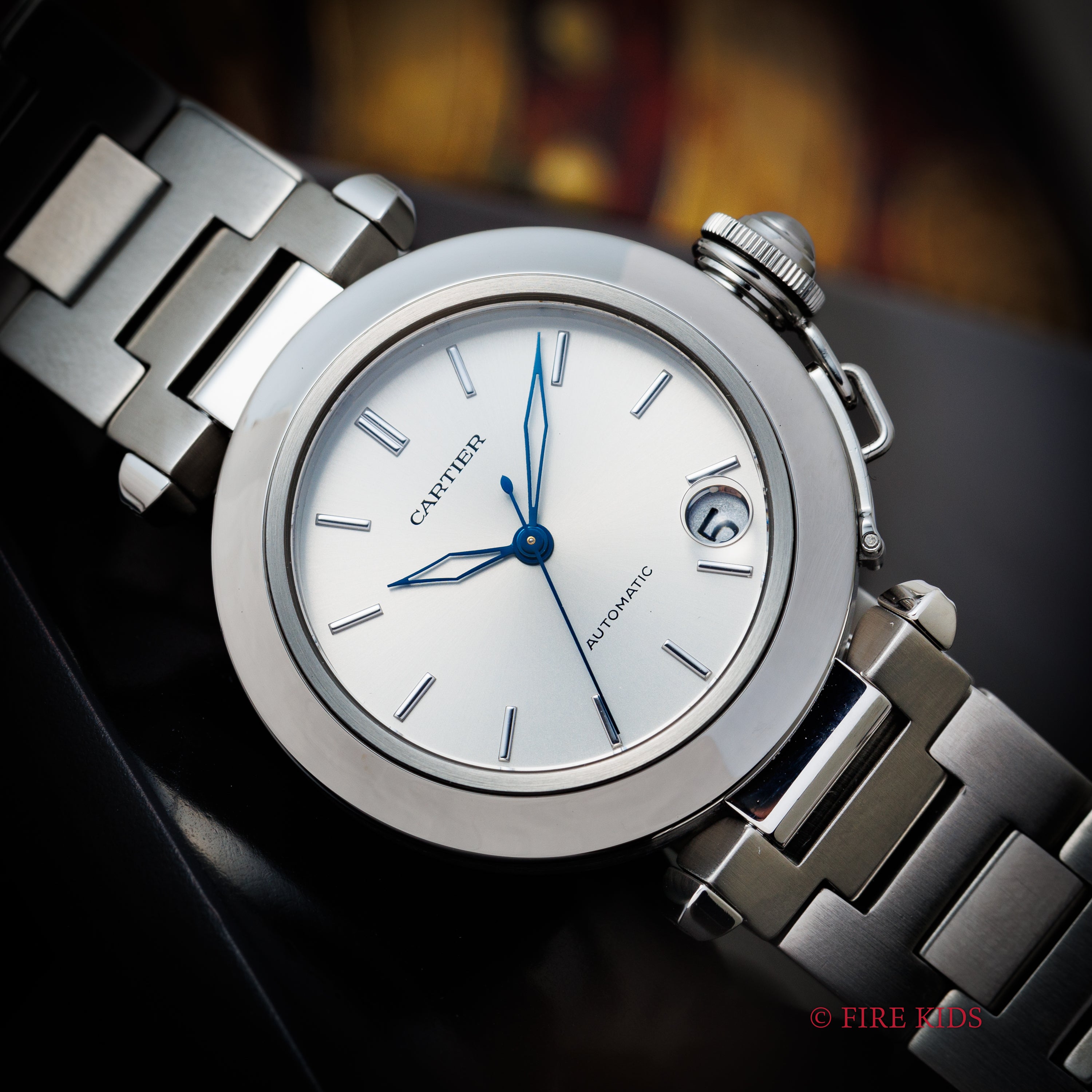 Cartier カルティエ　パシャ　C 自動巻き時計 シルバー カルティエ CARTIER パシャC 腕時計 時計 ステンレススチール