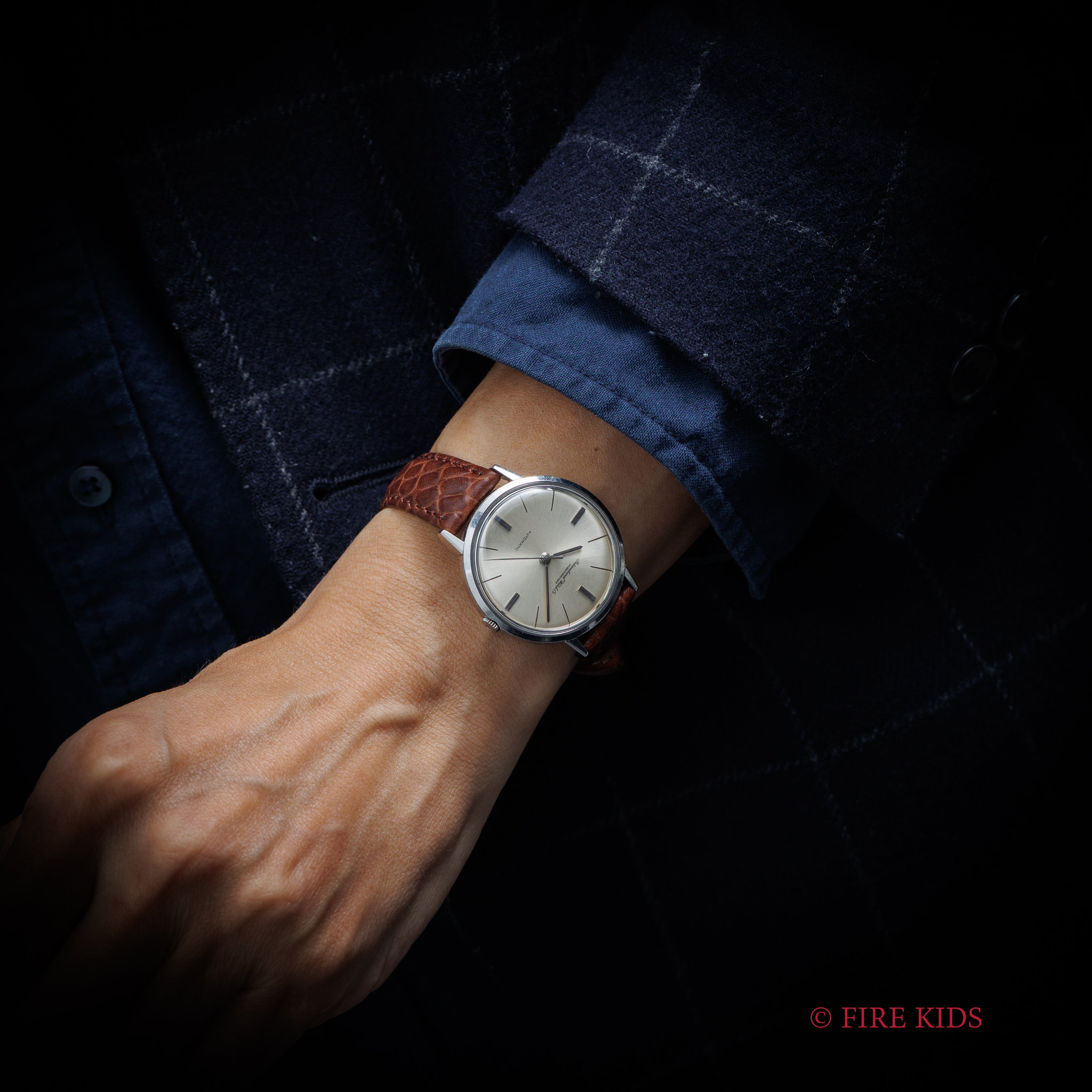 IWC 1963年製 ラウンドケース Ref.603A ペラトン式自動巻 Cal.853 ノンデイト お魚リューズ