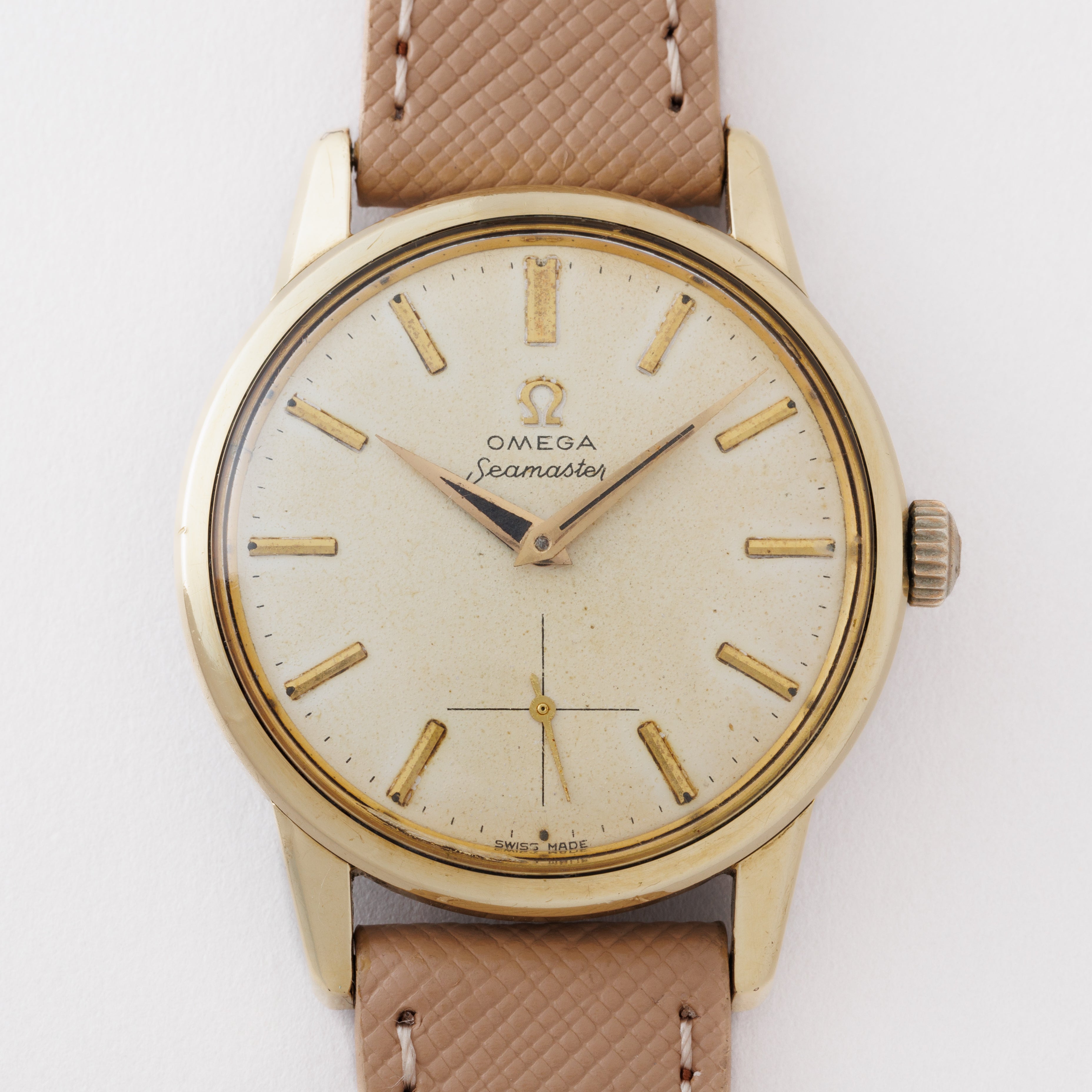 オメガ シーマスター 30mmキャリバー 1961年製 Ref.14389-6 トップゴールド スモールセコンド 手巻き