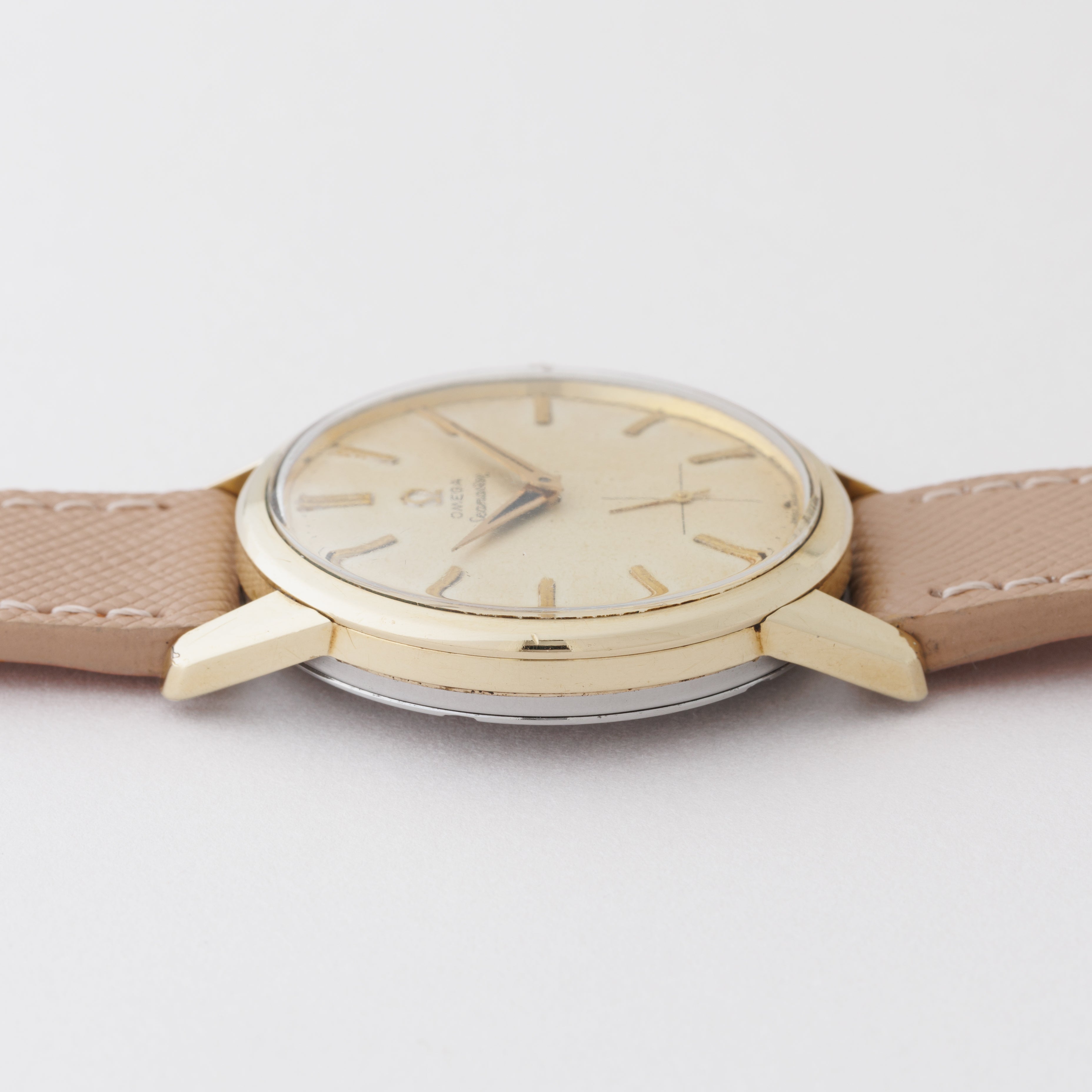 オメガ シーマスター 30mmキャリバー 1961年製 Ref.14389-6 トップゴールド スモールセコンド 手巻き