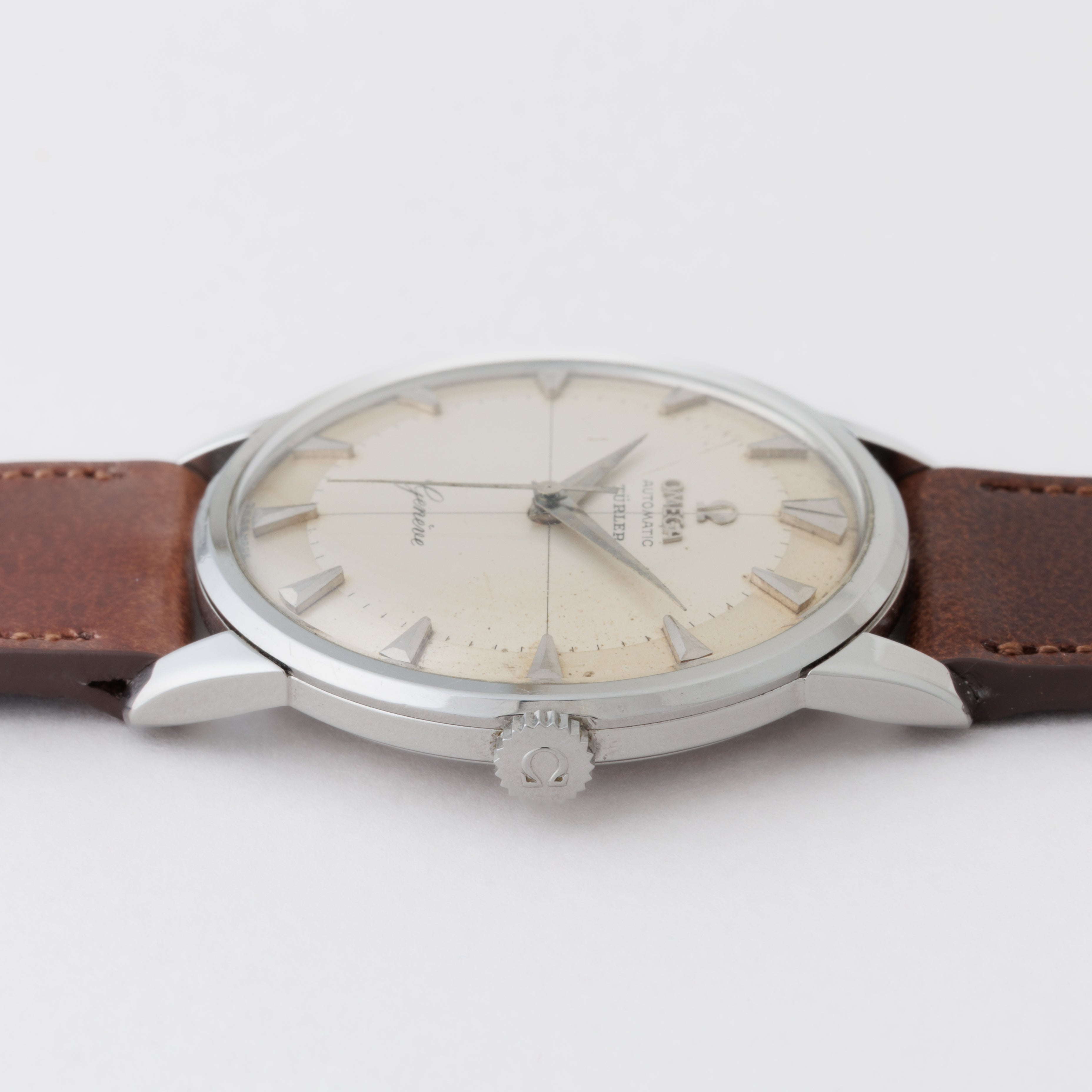 オメガ 筆記体ジュネーブ 自動巻 Cal.552 1959年製 ツートンダイヤル