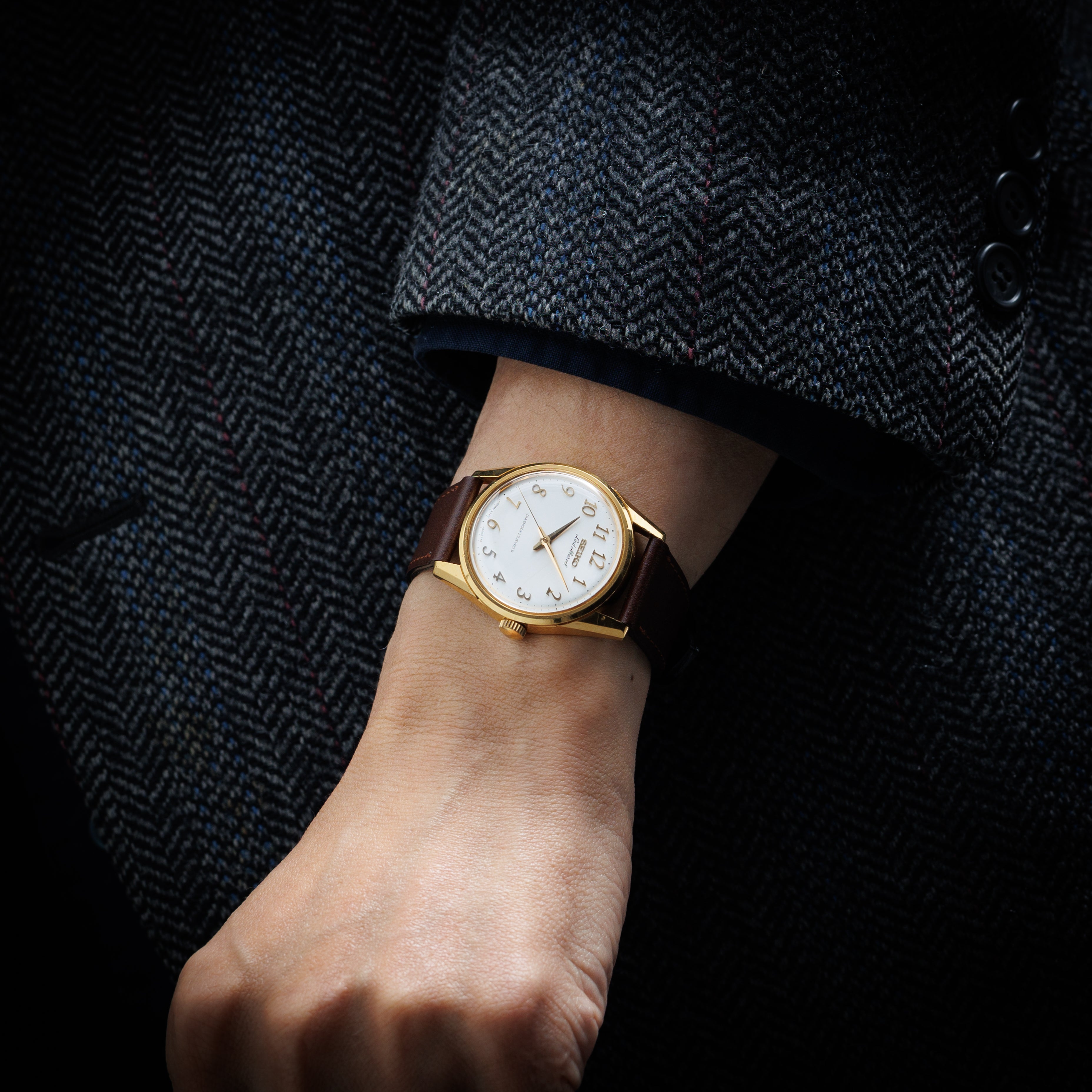 セイコー ロードマーベル SGPケース 全アラビアダイヤル ロービート手巻