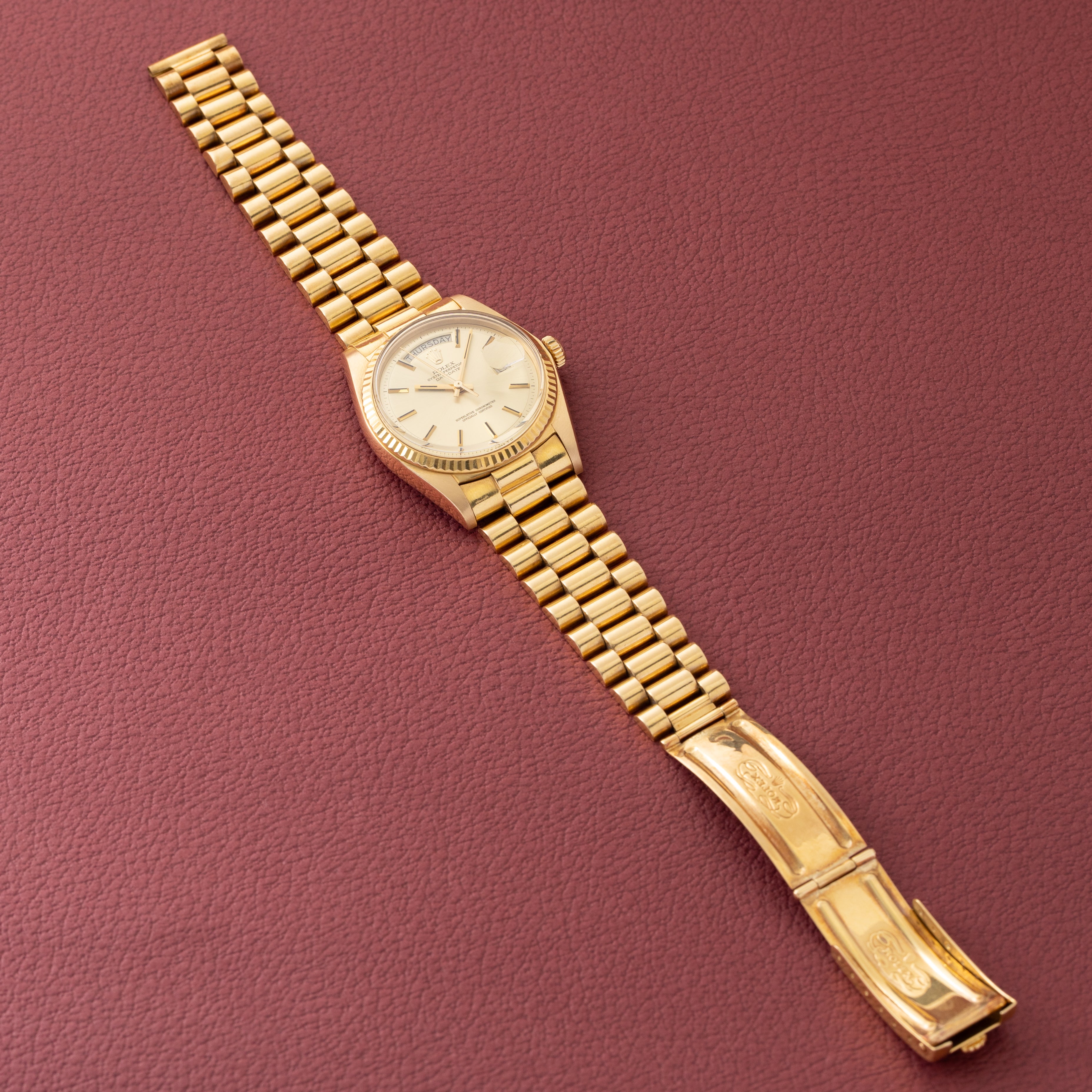 ロレックス デイデイト Ref.1803 18KYG 1973年製 ブレス付き