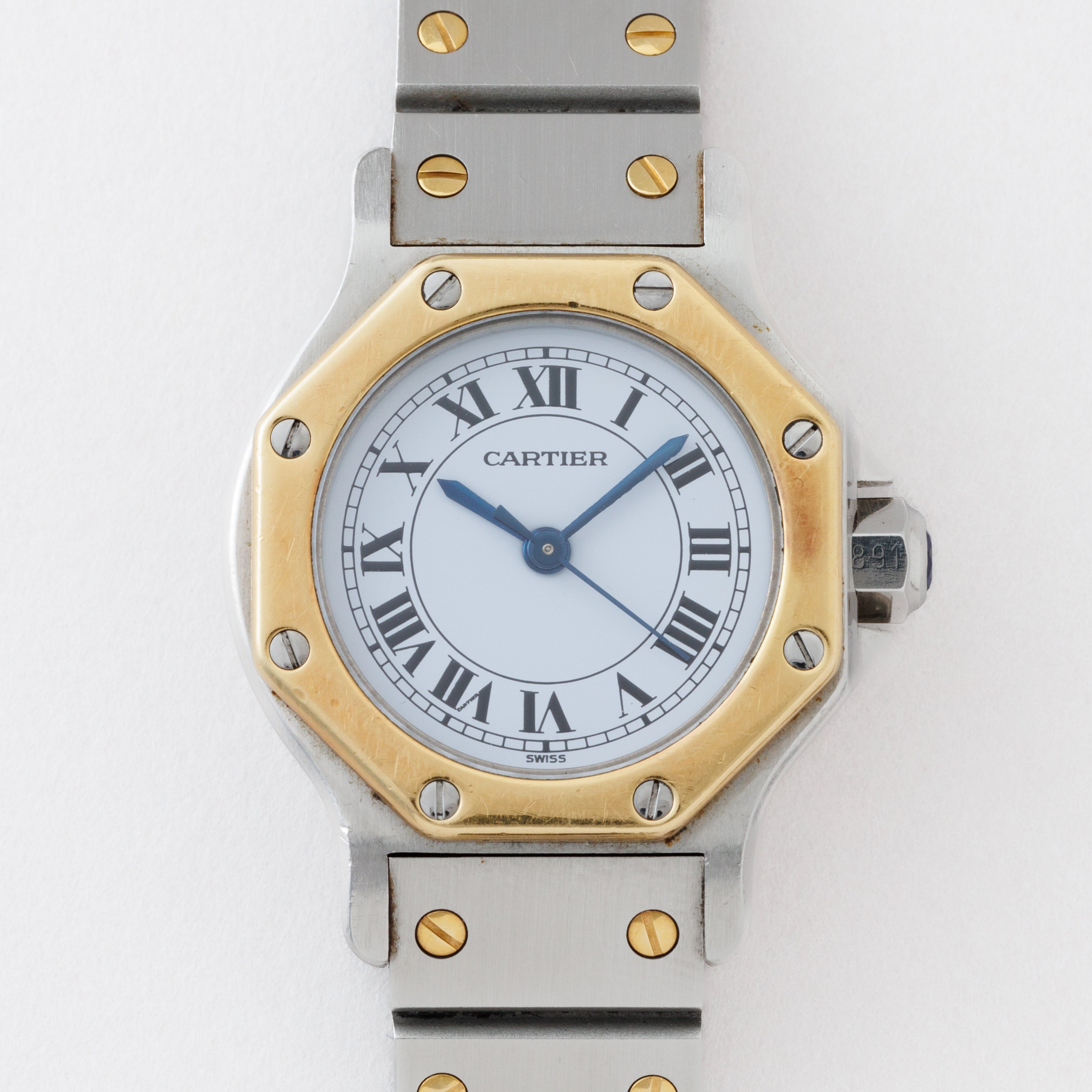 サントス オクタゴン 1980年代製 Ref.0907 SMサイズ コンビ