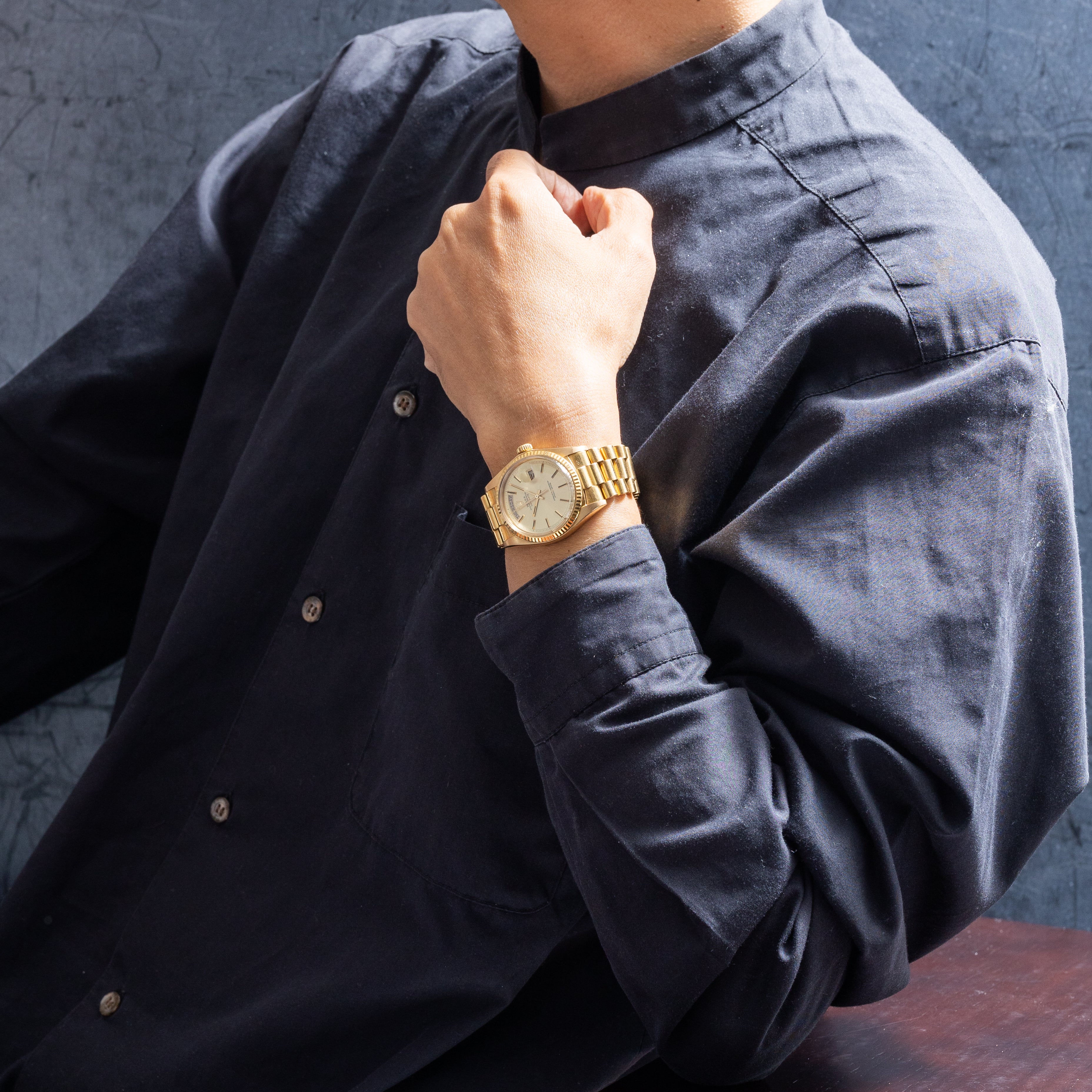 ロレックス デイデイト Ref.1803 18KYG 1973年製 ブレス付き