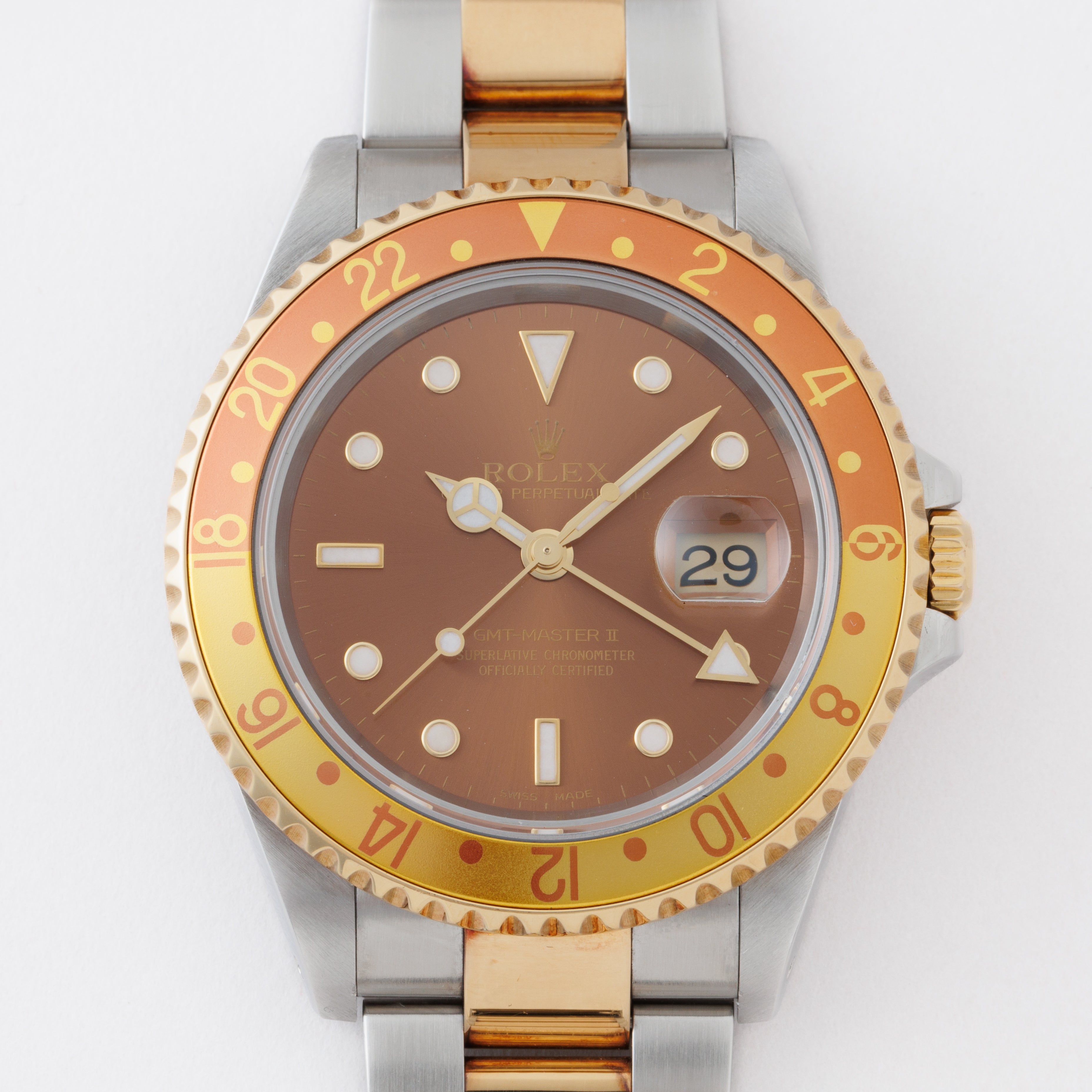 ロレックス GMTマスターⅡ 2002~03年製 Ref.16713 ルートビア