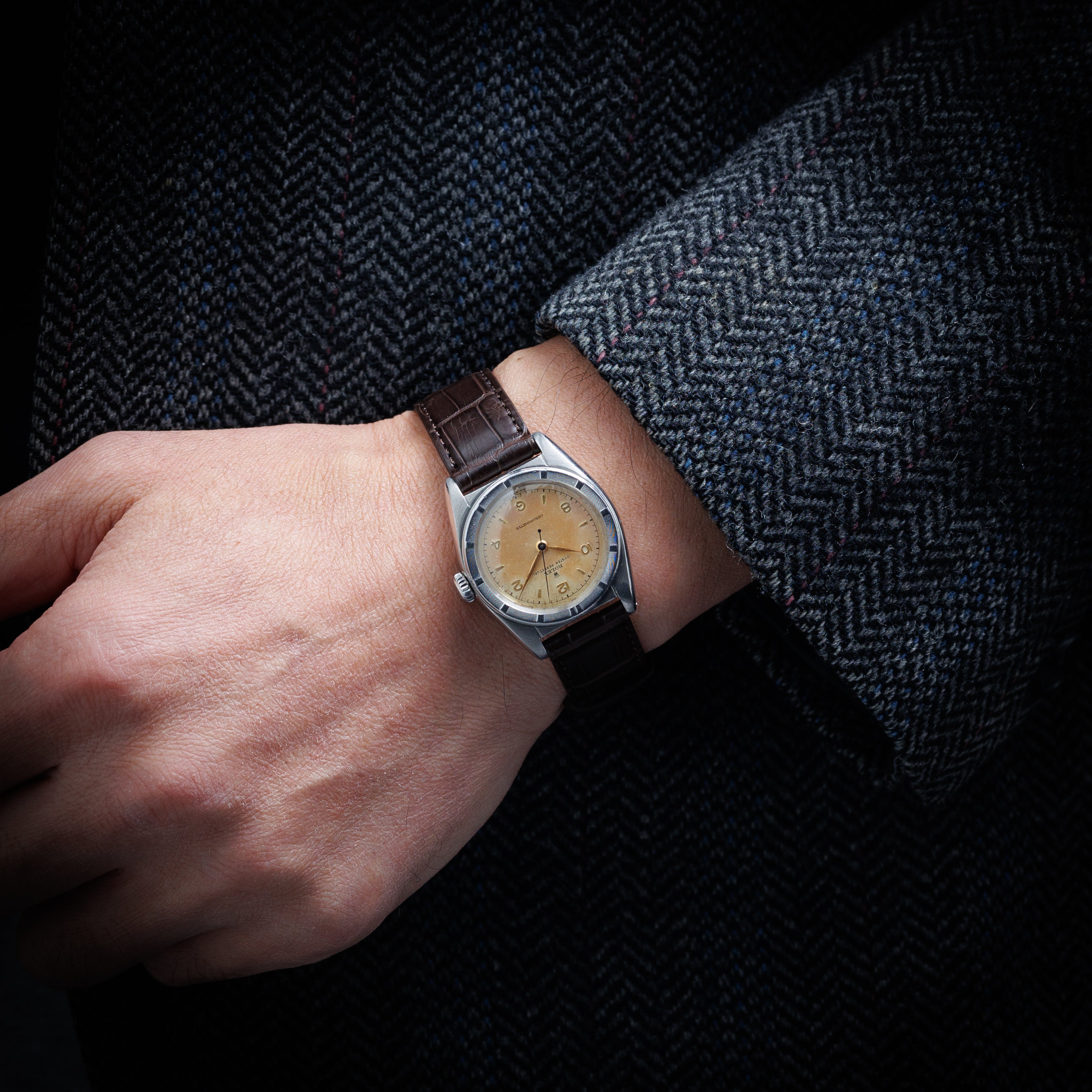 ロレックス バブルバック 1950年製 Ref.6015 スーパーオイスター