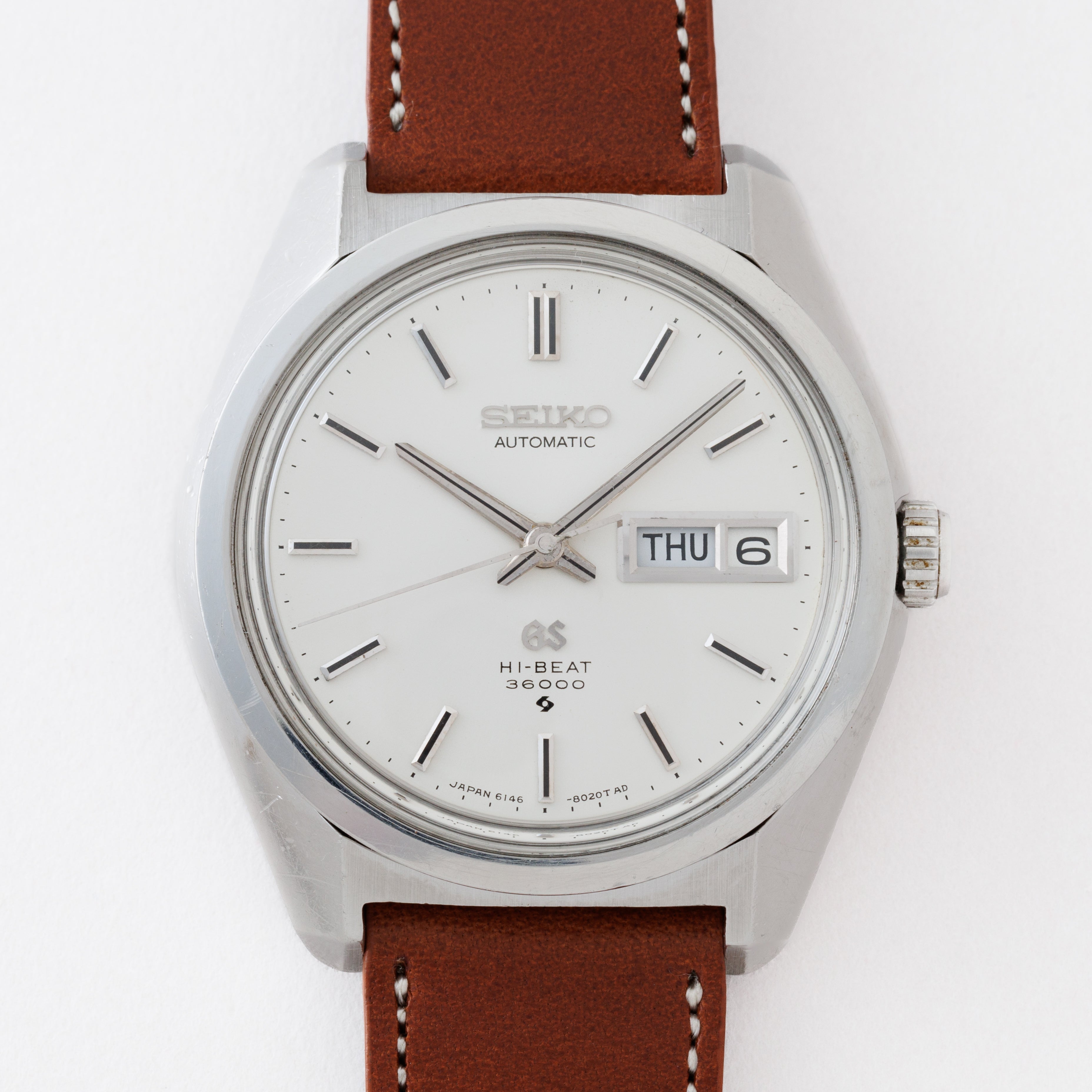 グランドセイコー 36000 1968年製 Ref.6146-8000 61GS シルバーダイヤル デイデイト